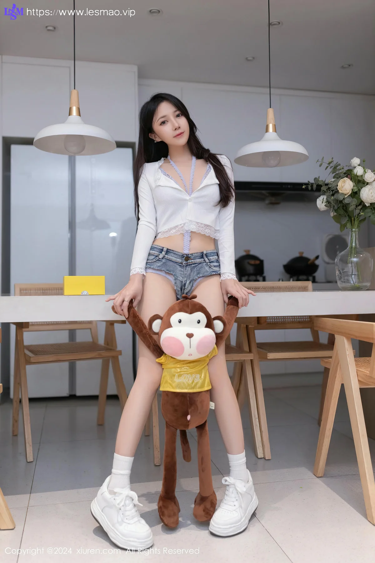 XiuRen 秀人 No.8639 鱼子酱Fish 香蕉小猴主题拍摄性感写真11 - 18
