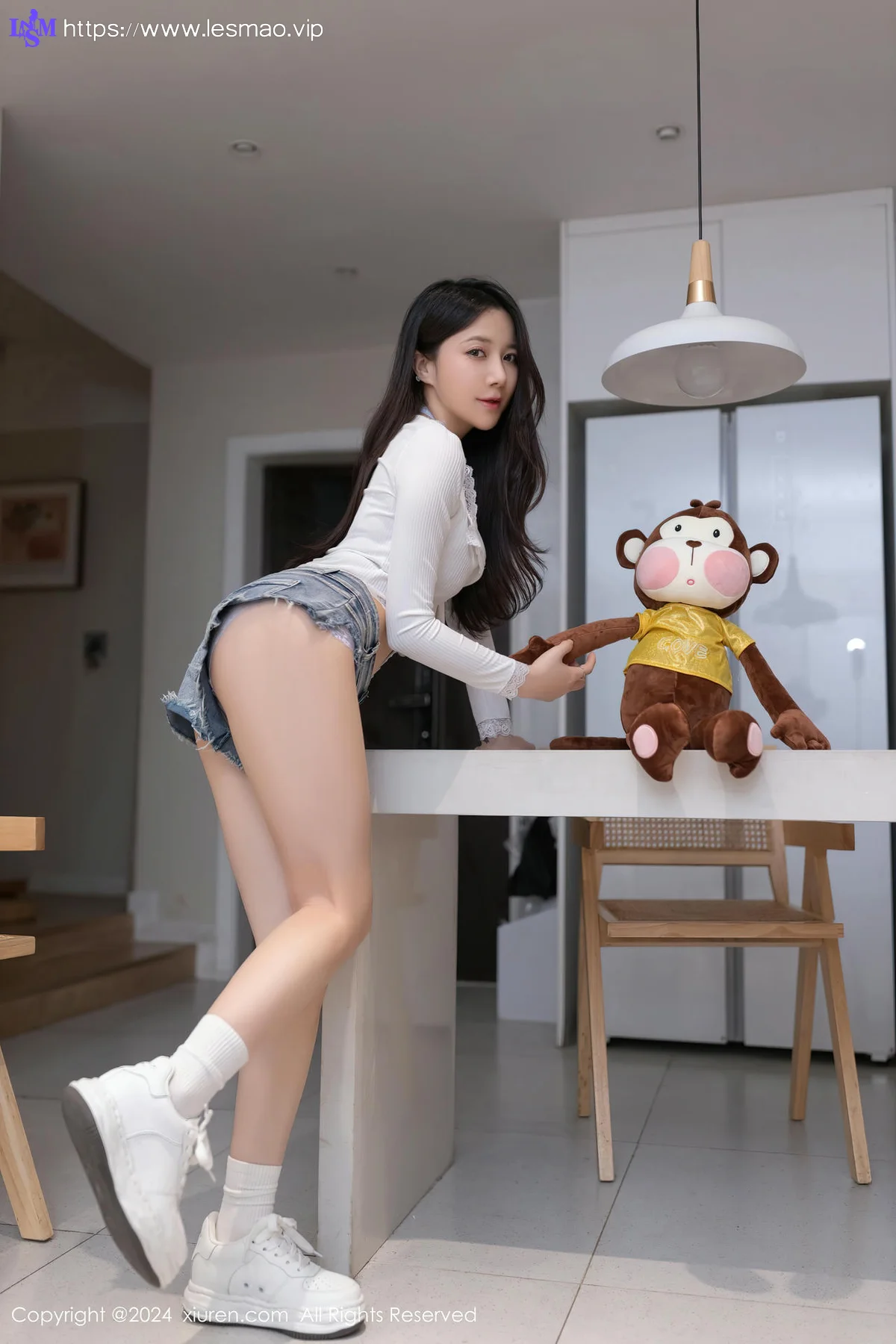 XiuRen 秀人 No.8639 鱼子酱Fish 香蕉小猴主题拍摄性感写真11 - 20