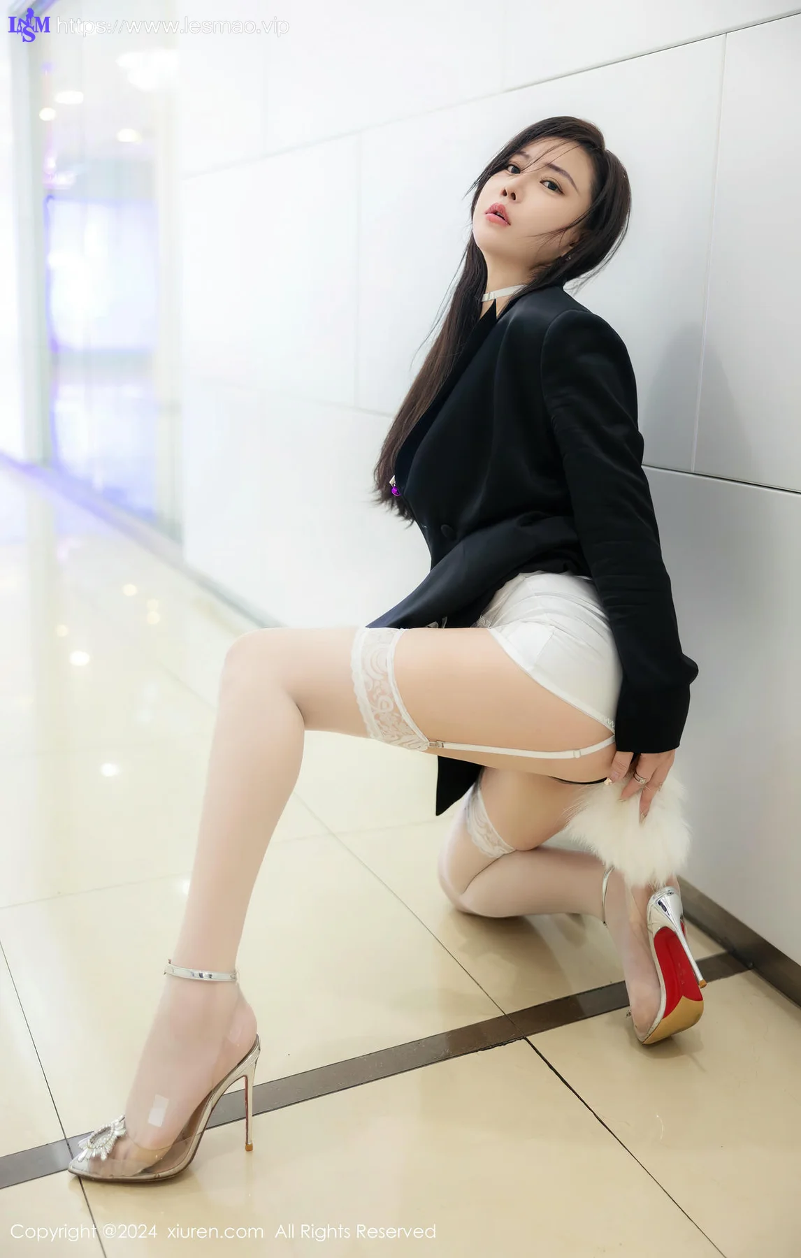 XiuRen 秀人 No.8642 王婉悠Queen 爆乳白色丝袜性感写真22 - 65
