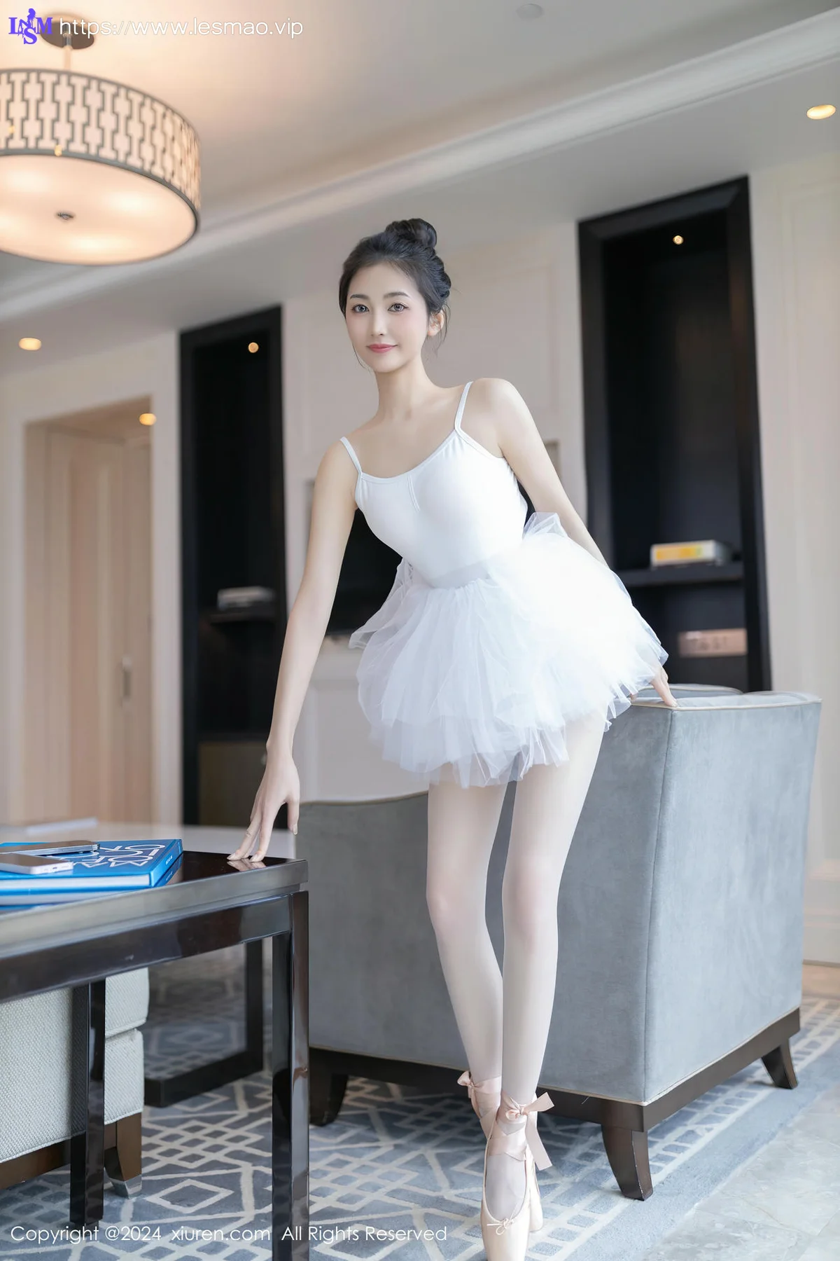 XiuRen 秀人 No.8657 鱼尾fish 白色芭蕾服性感写真11 - 7