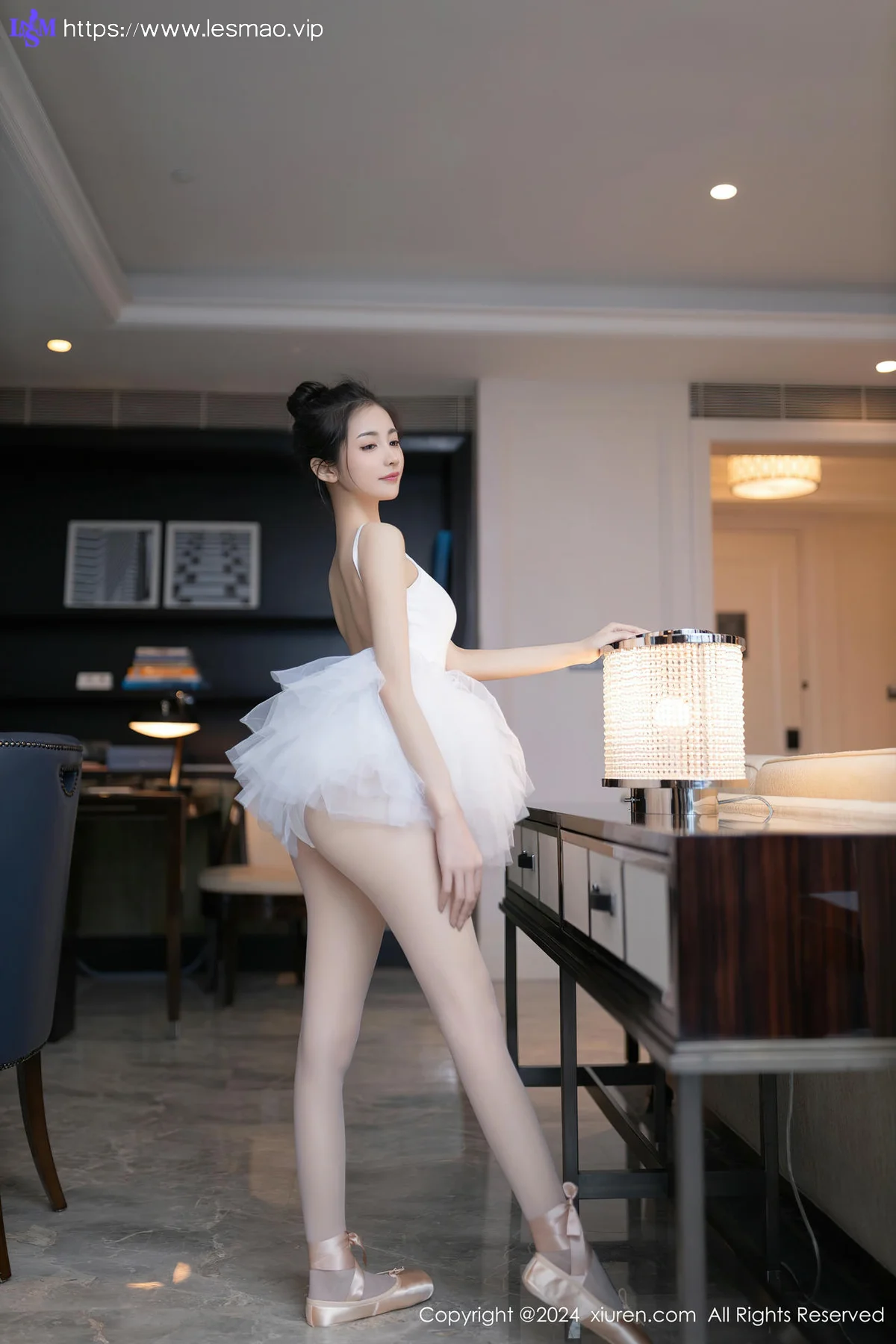 XiuRen 秀人 No.8657 鱼尾fish 白色芭蕾服性感写真11 - 11