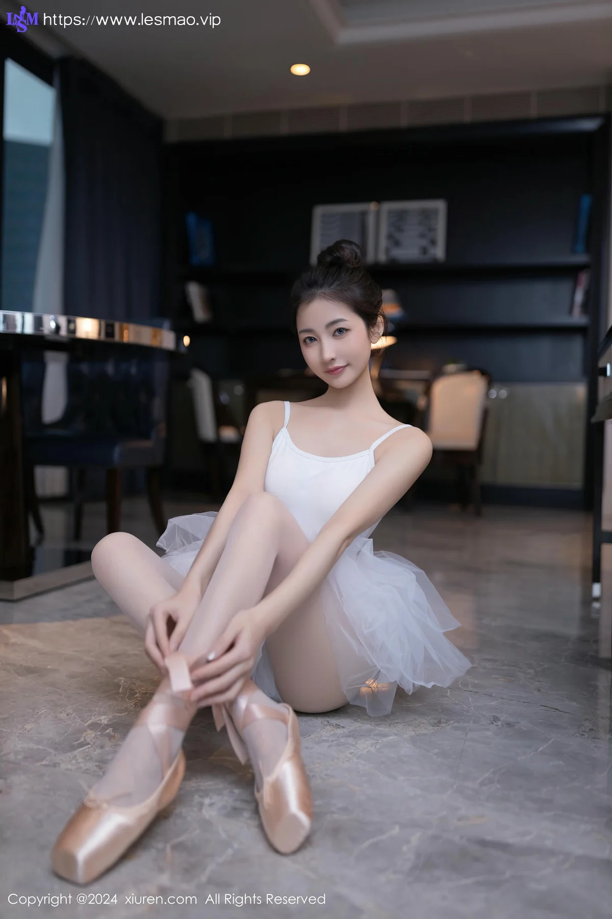 XiuRen 秀人 No.8657 鱼尾fish 白色芭蕾服性感写真11 - 16