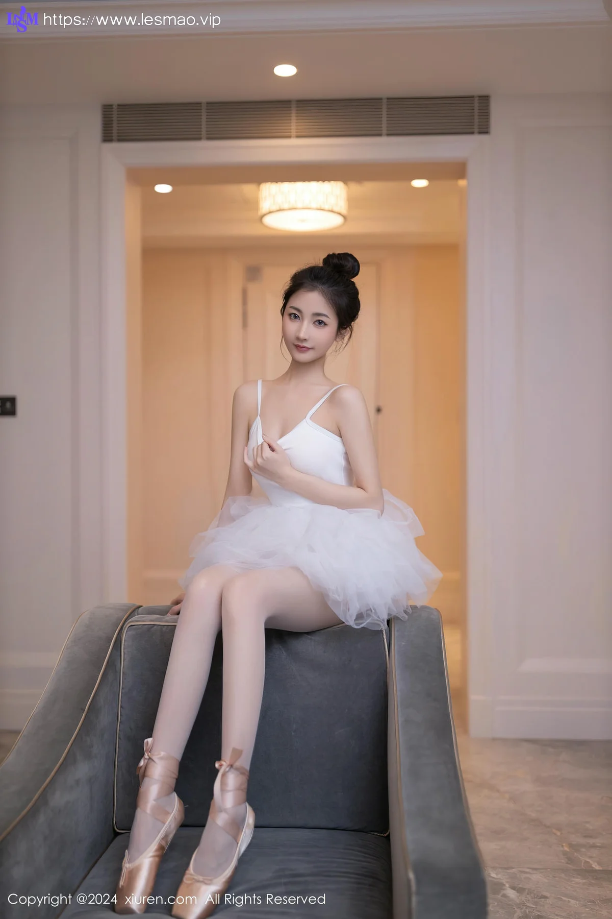 XiuRen 秀人 No.8657 鱼尾fish 白色芭蕾服性感写真11 - 18
