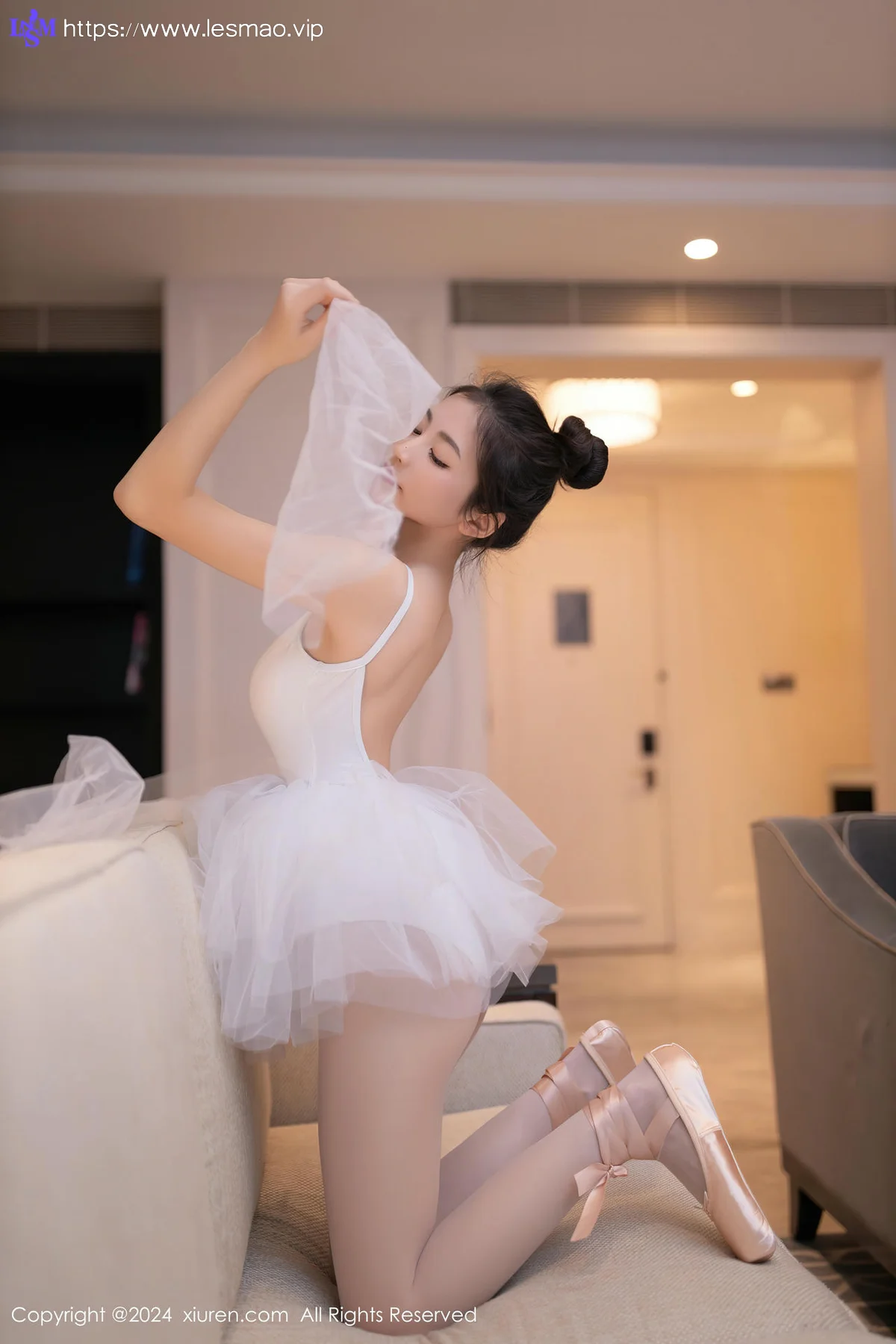 XiuRen 秀人 No.8657 鱼尾fish 白色芭蕾服性感写真11 - 26