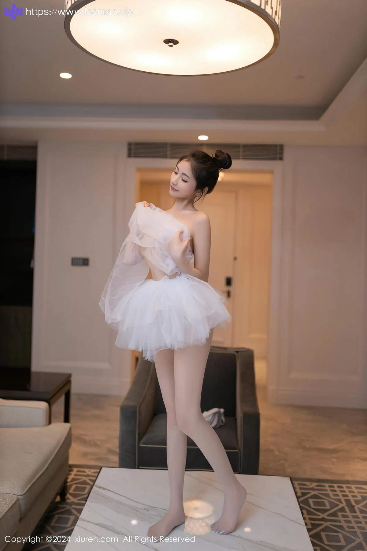 XiuRen 秀人 No.8657 鱼尾fish 白色芭蕾服性感写真11 - 43