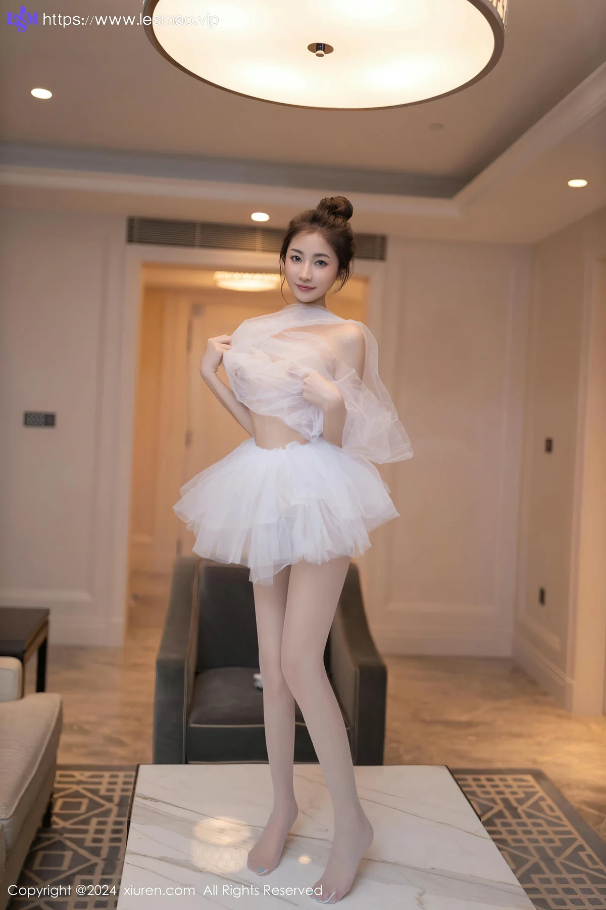 XiuRen 秀人 No.8657 鱼尾fish 白色芭蕾服性感写真11 - 45