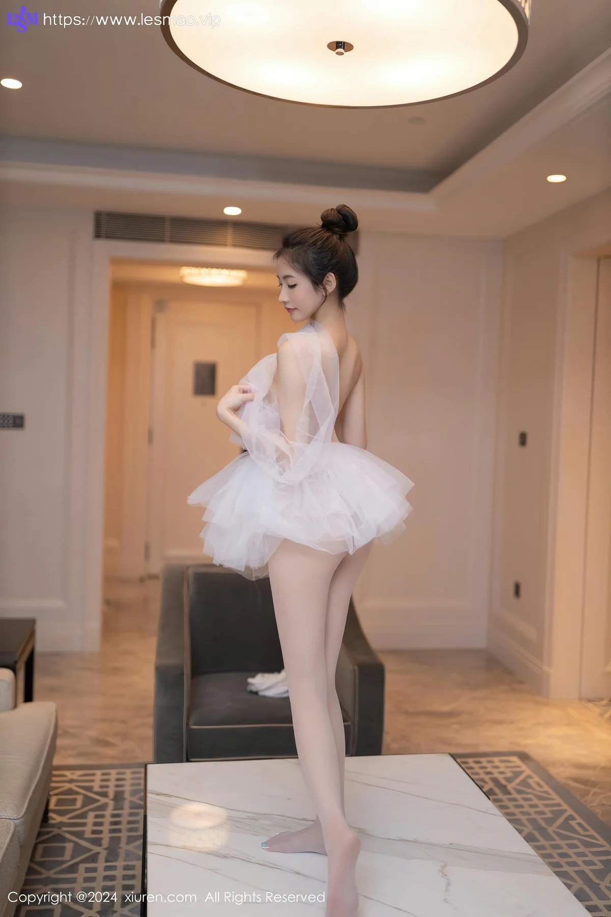 XiuRen 秀人 No.8657 鱼尾fish 白色芭蕾服性感写真11 - 46