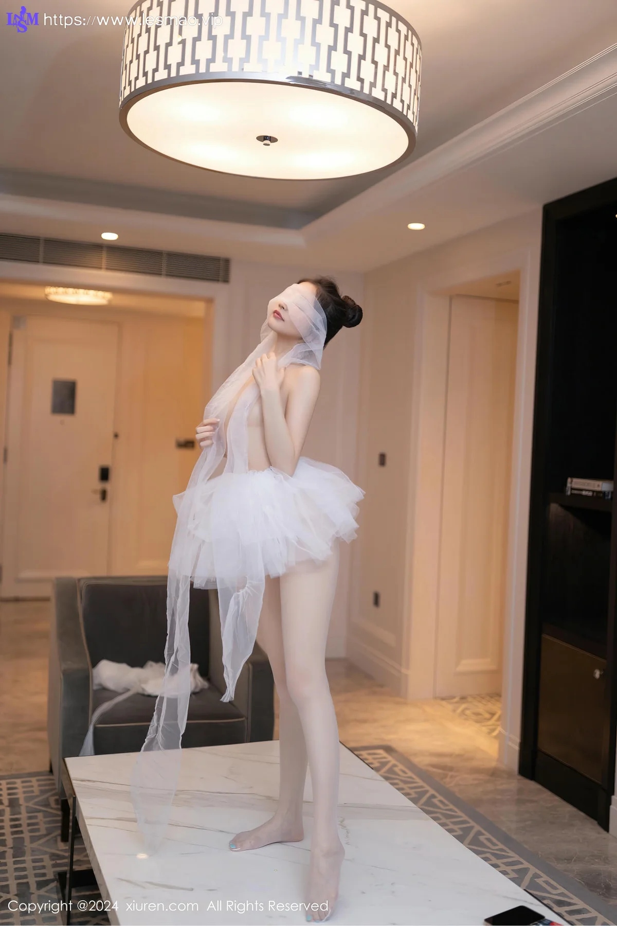 XiuRen 秀人 No.8657 鱼尾fish 白色芭蕾服性感写真11 - 49