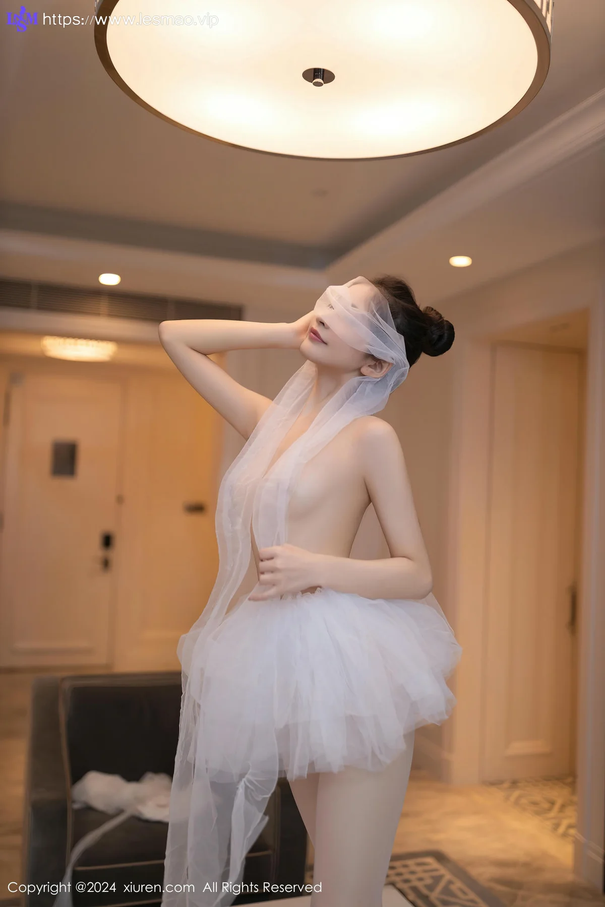 XiuRen 秀人 No.8657 鱼尾fish 白色芭蕾服性感写真11 - 50