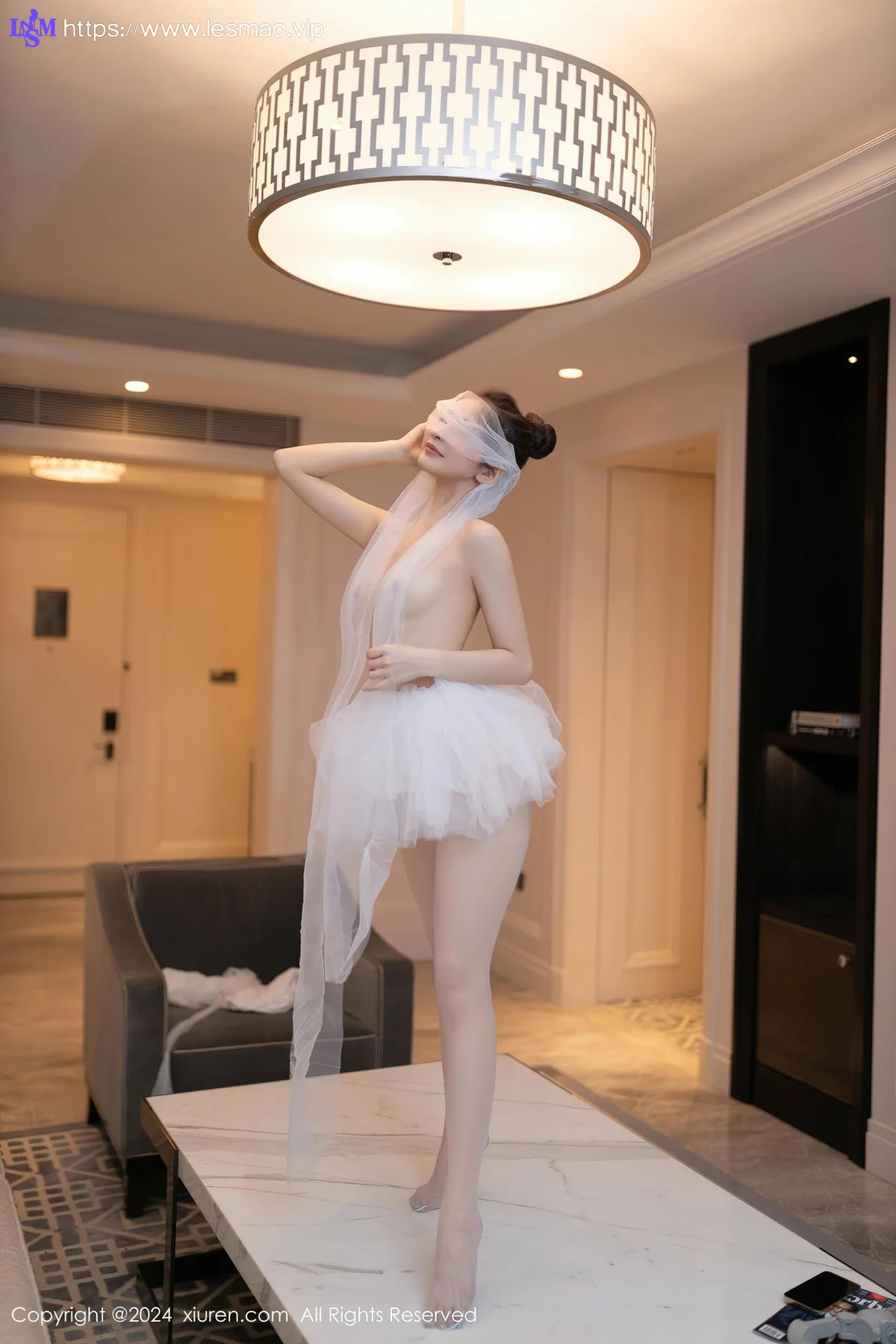 XiuRen 秀人 No.8657 鱼尾fish 白色芭蕾服性感写真11 - 51