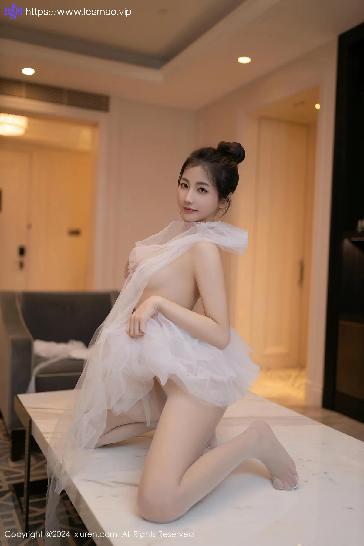 XiuRen 秀人 No.8657 鱼尾fish 白色芭蕾服性感写真11 - 53