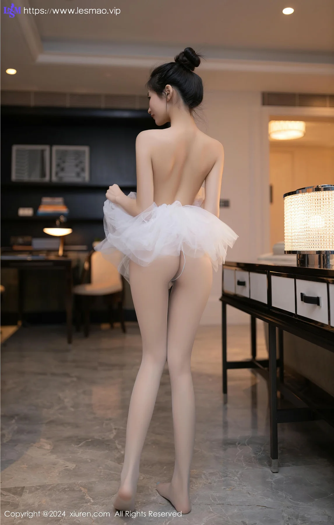 XiuRen 秀人 No.8657 鱼尾fish 白色芭蕾服性感写真11 - 54