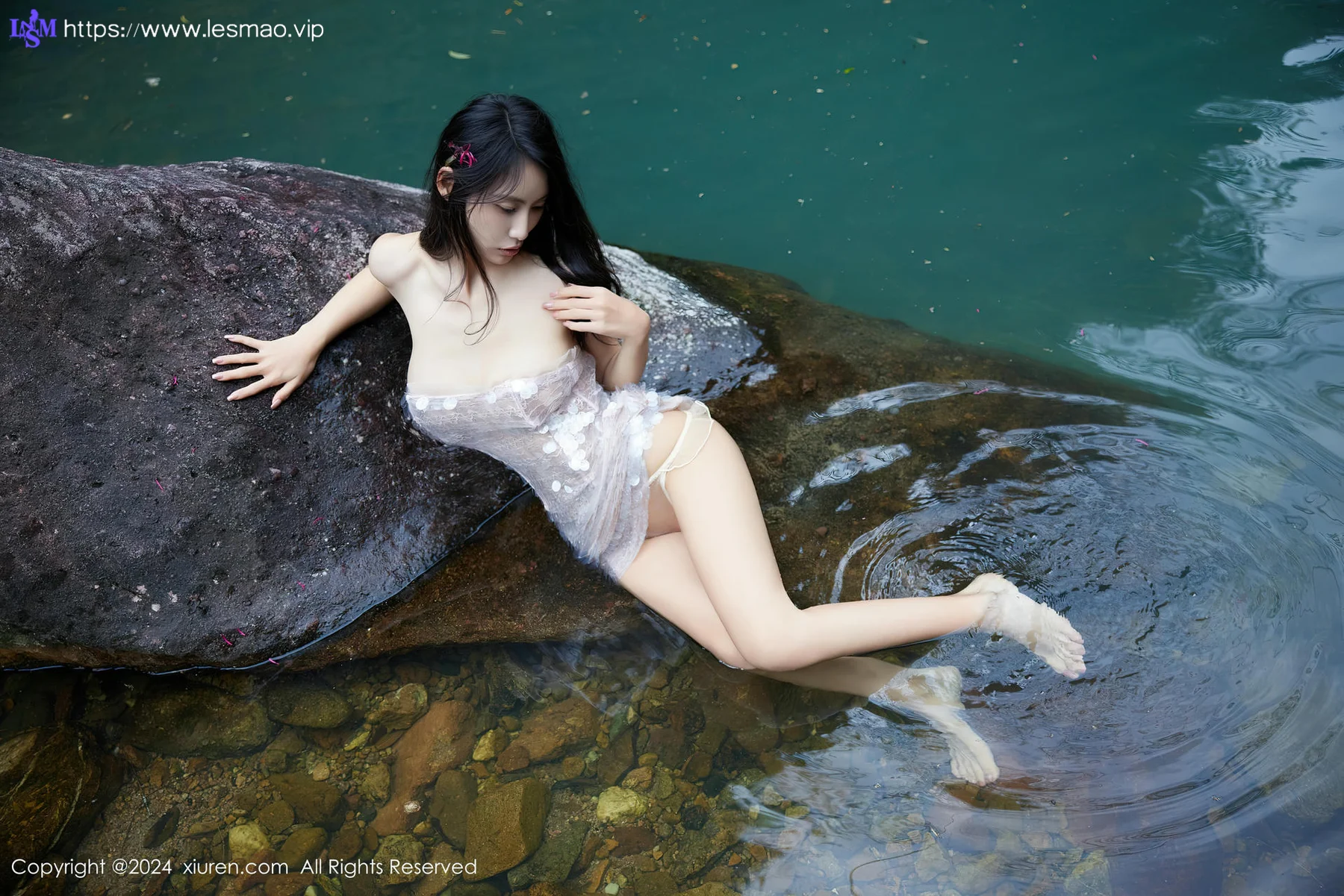 XiuRen 秀人 No.8659 lingyu69 小溪场景拍摄性感写真2 - 28