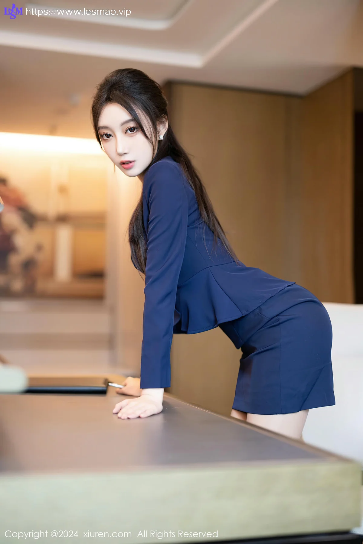 XiuRen 秀人 No.8669 玥儿玥 蓝色OL哈尔滨旅拍33 - 29