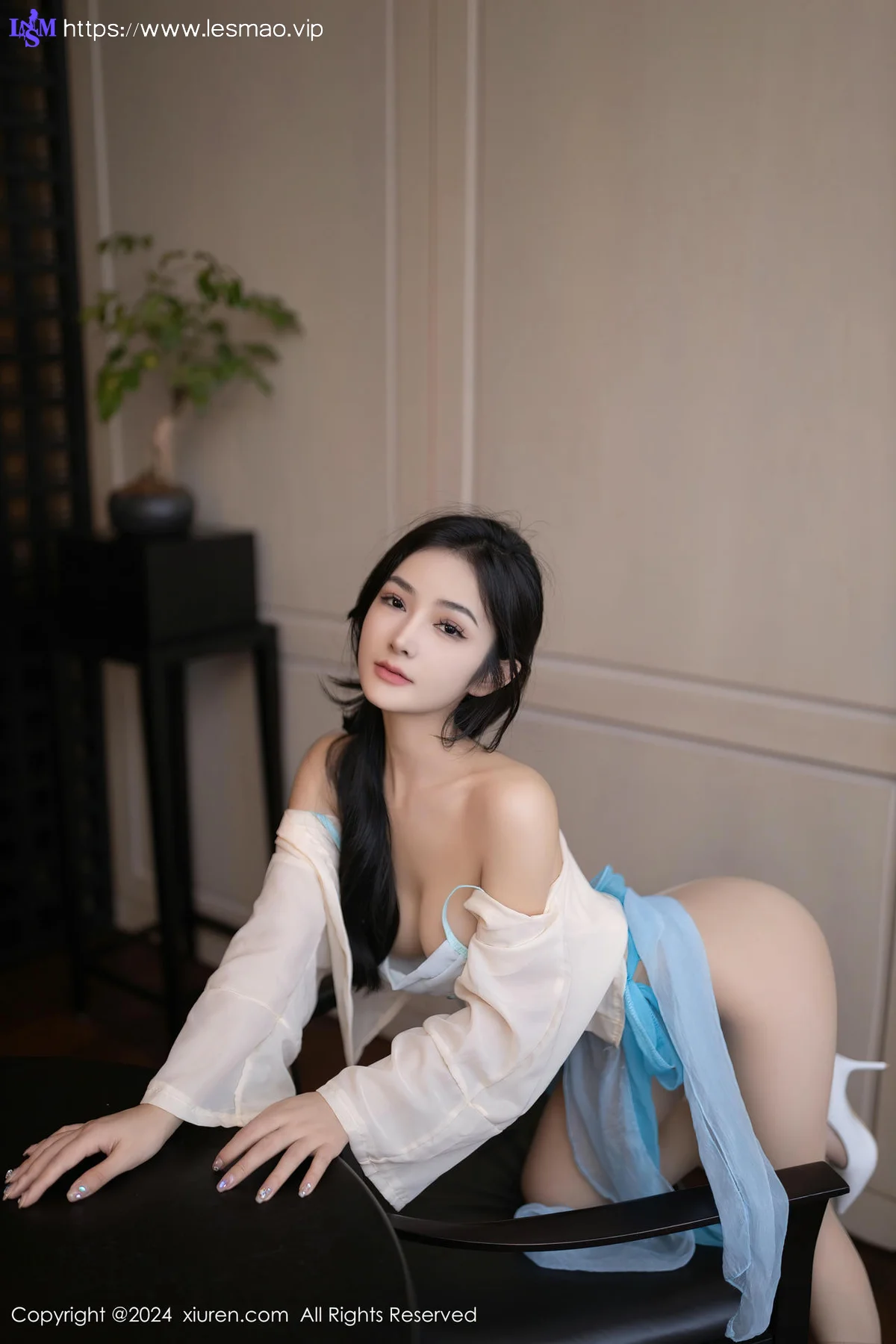 XiuRen 秀人 No.8691 谭小灵 浅蓝色古风性感写真11 - 22