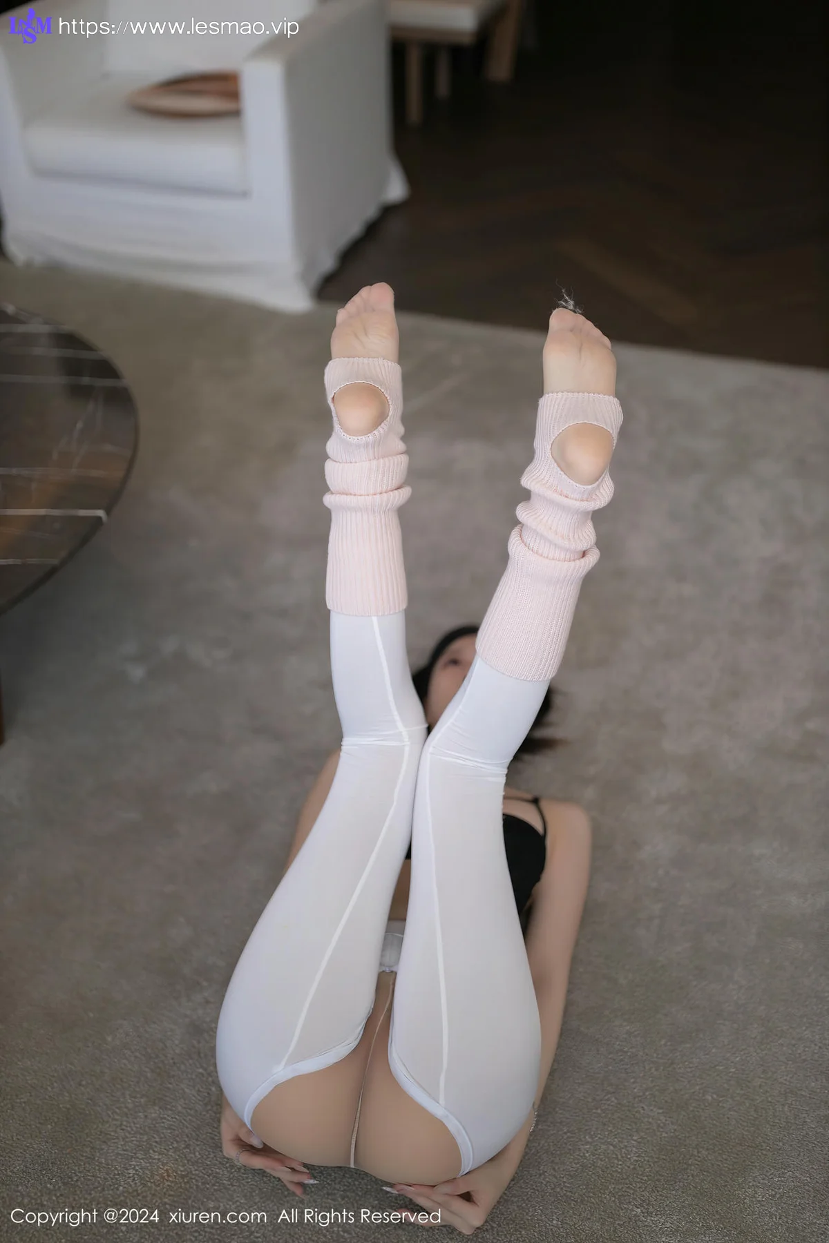 XiuRen 秀人 No.8705 幼幼 浅粉色瑜伽服性感写真22 - 37