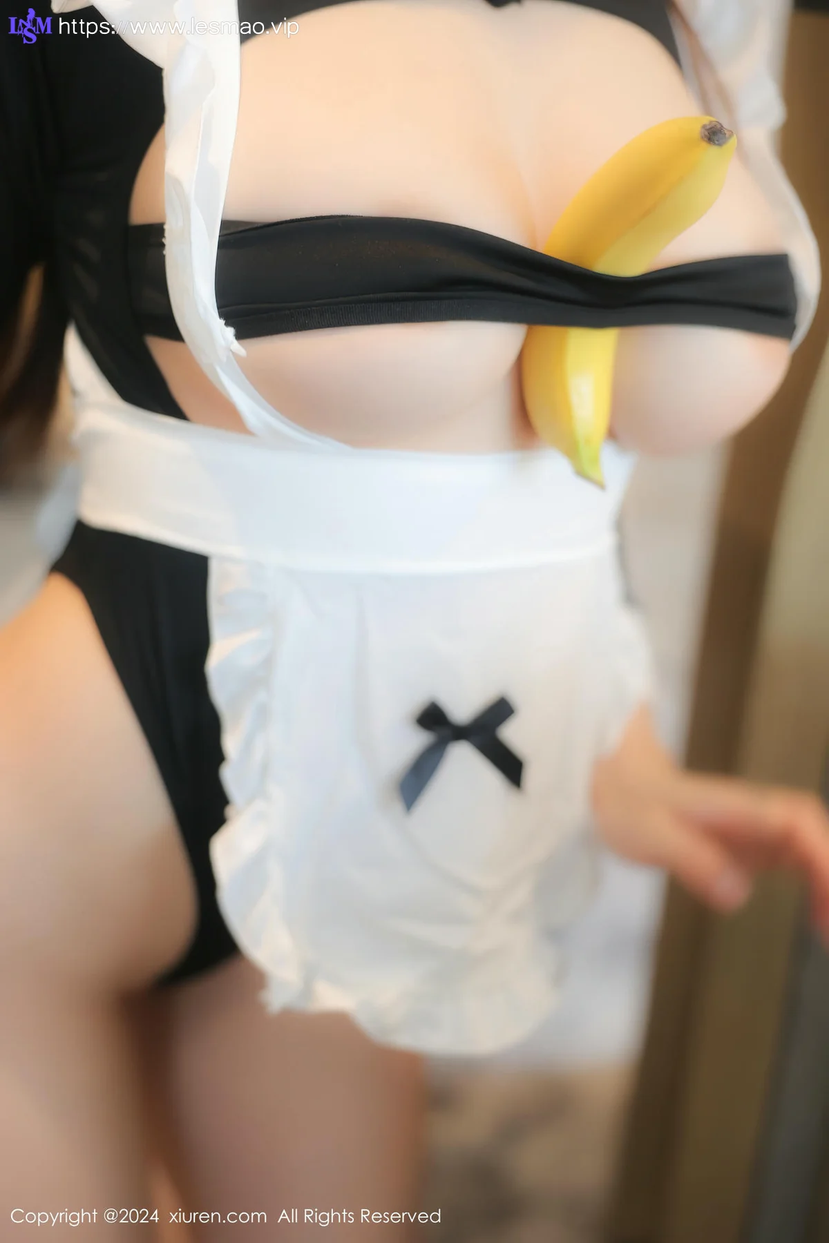 XiuRen 秀人 No.8706 清妙 黑白色女仆服饰性感写真1 - 13