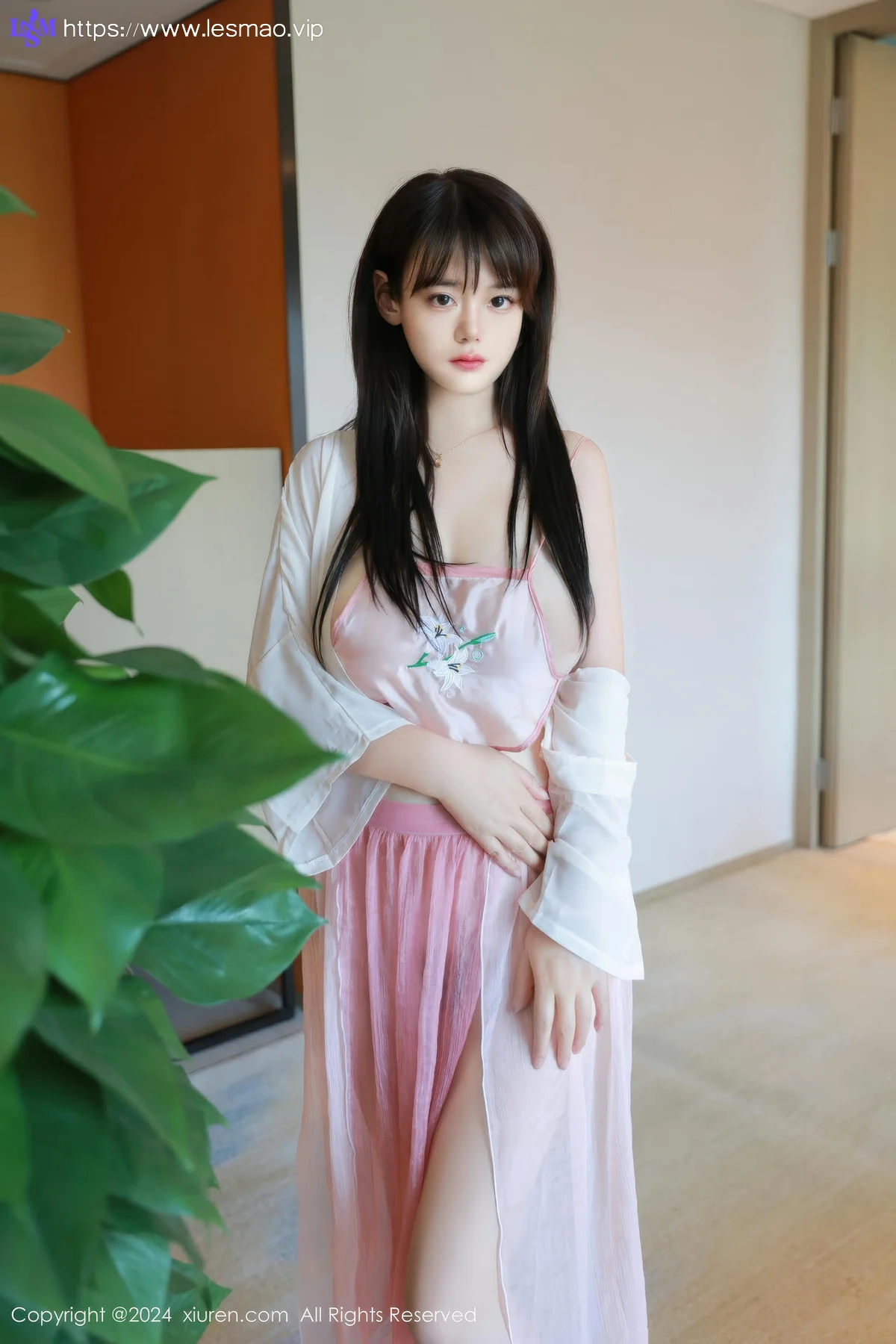 XiuRen 秀人 No.8724 陈柒柒 粉色轻透古风服饰性感写真33 - 19