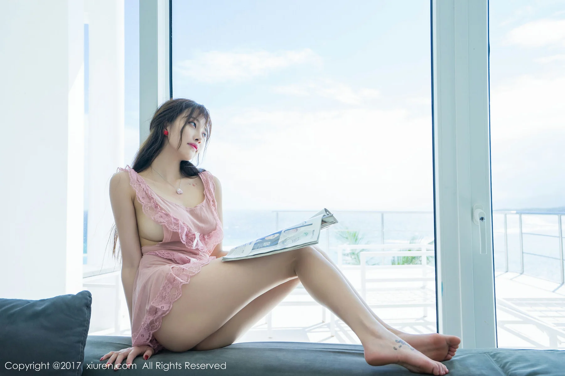 XiuRen 秀人 No.873 杨晨晨sugar 女仆制服 - 31