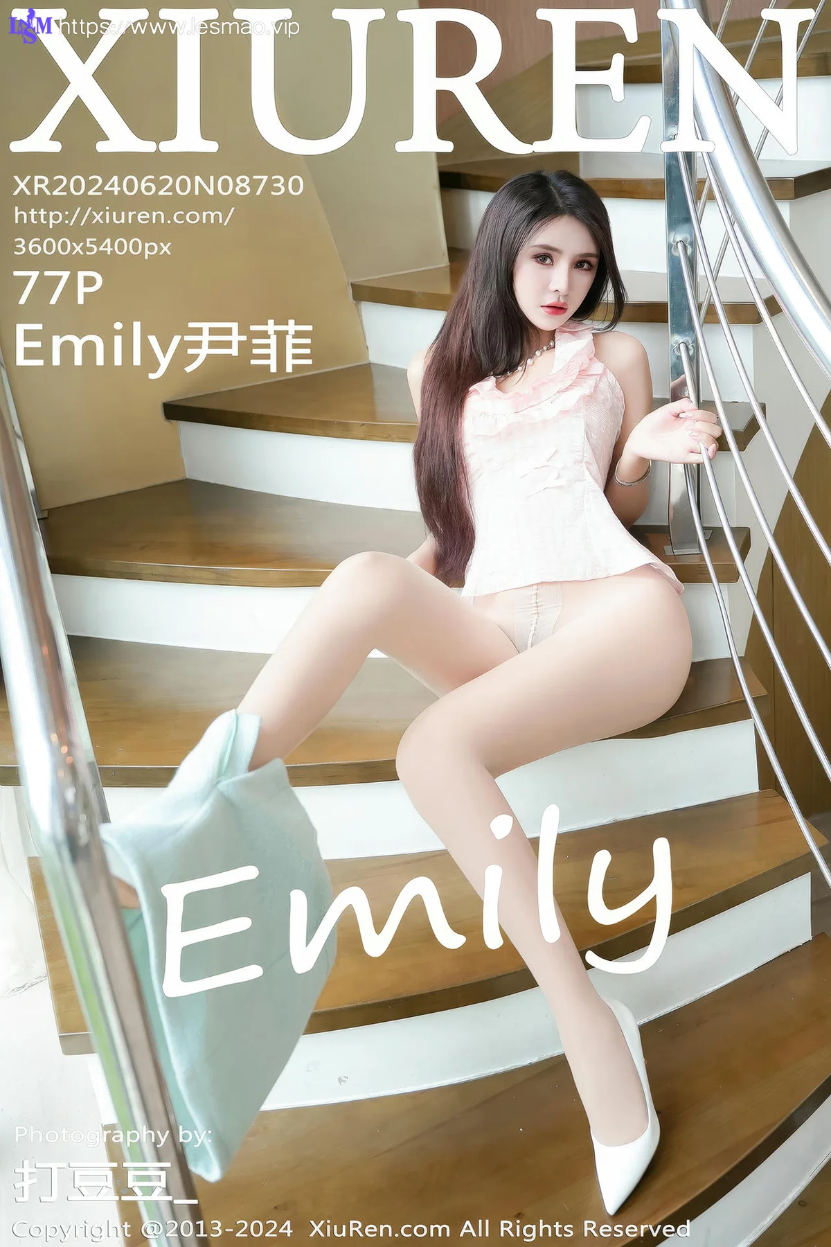 XiuRen 秀人 No.8730 Emily尹菲 红色上衣性感写真 - 78
