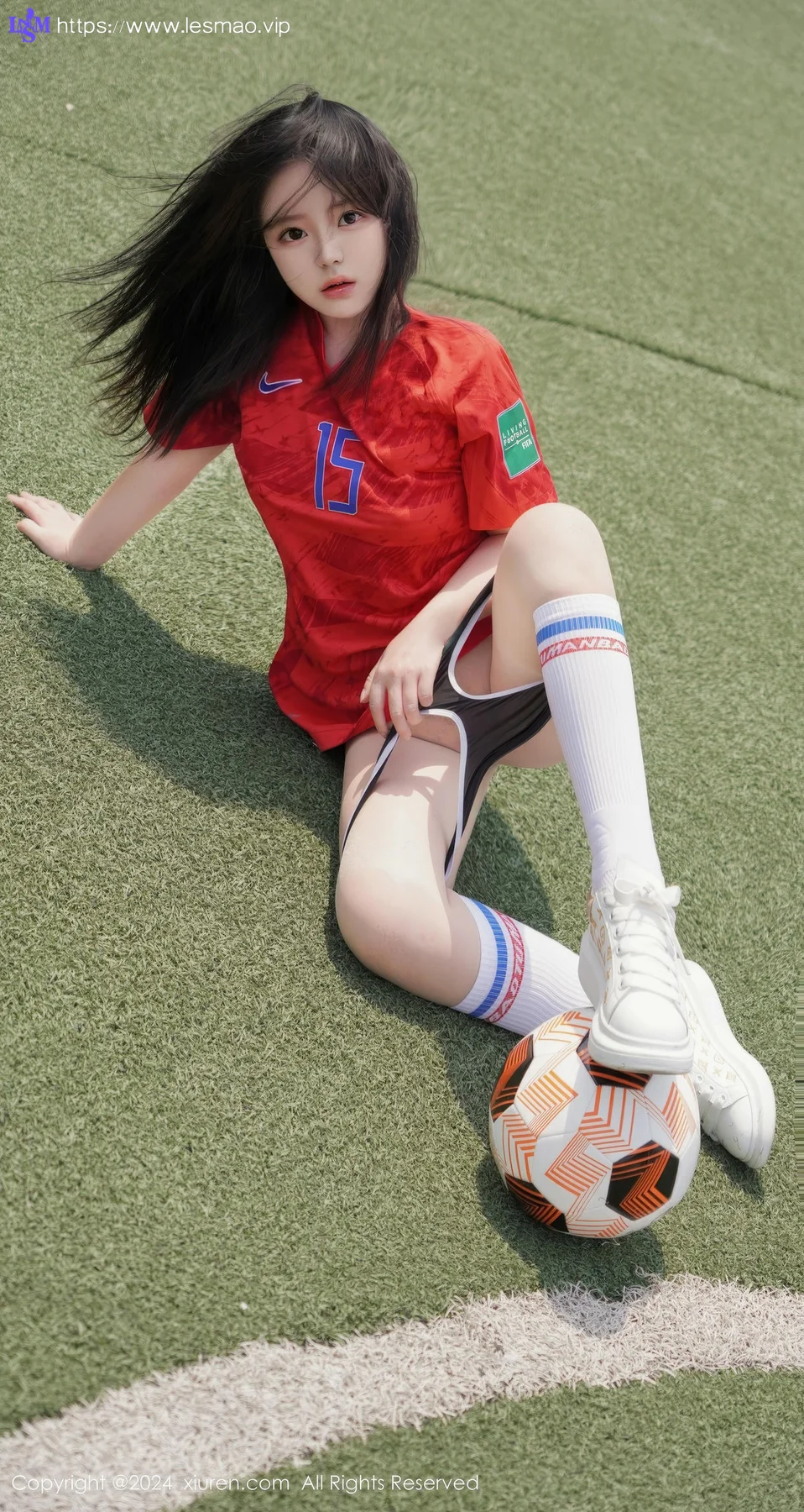 XiuRen 秀人 No.8733 小薯条nienie 足球场景拍摄性感写真 - 25