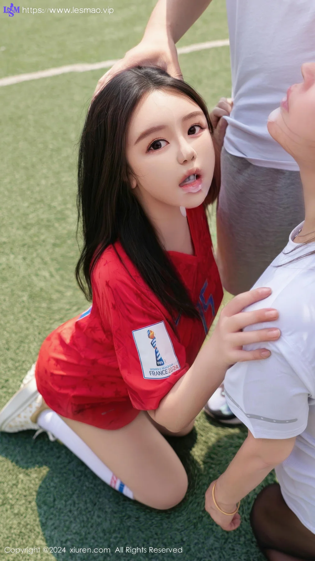 XiuRen 秀人 No.8733 小薯条nienie 足球场景拍摄性感写真 - 63