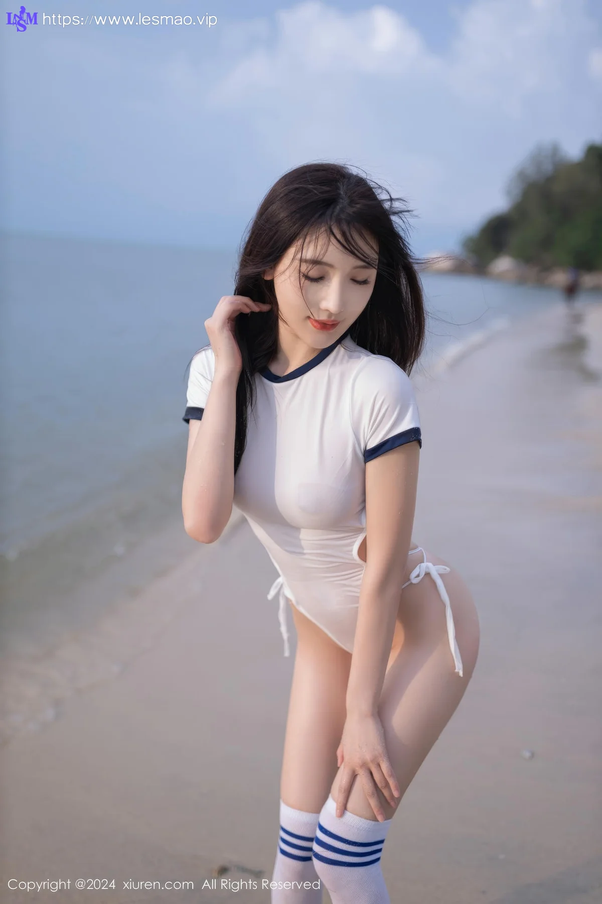 XiuRen 秀人 No.8734 陆萱萱 海边场景拍摄性感写真11 - 28