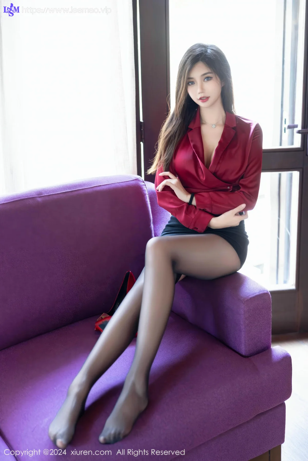 XiuRen 秀人 No.8738 绮里嘉ula 红色内衣性感写真11 - 21