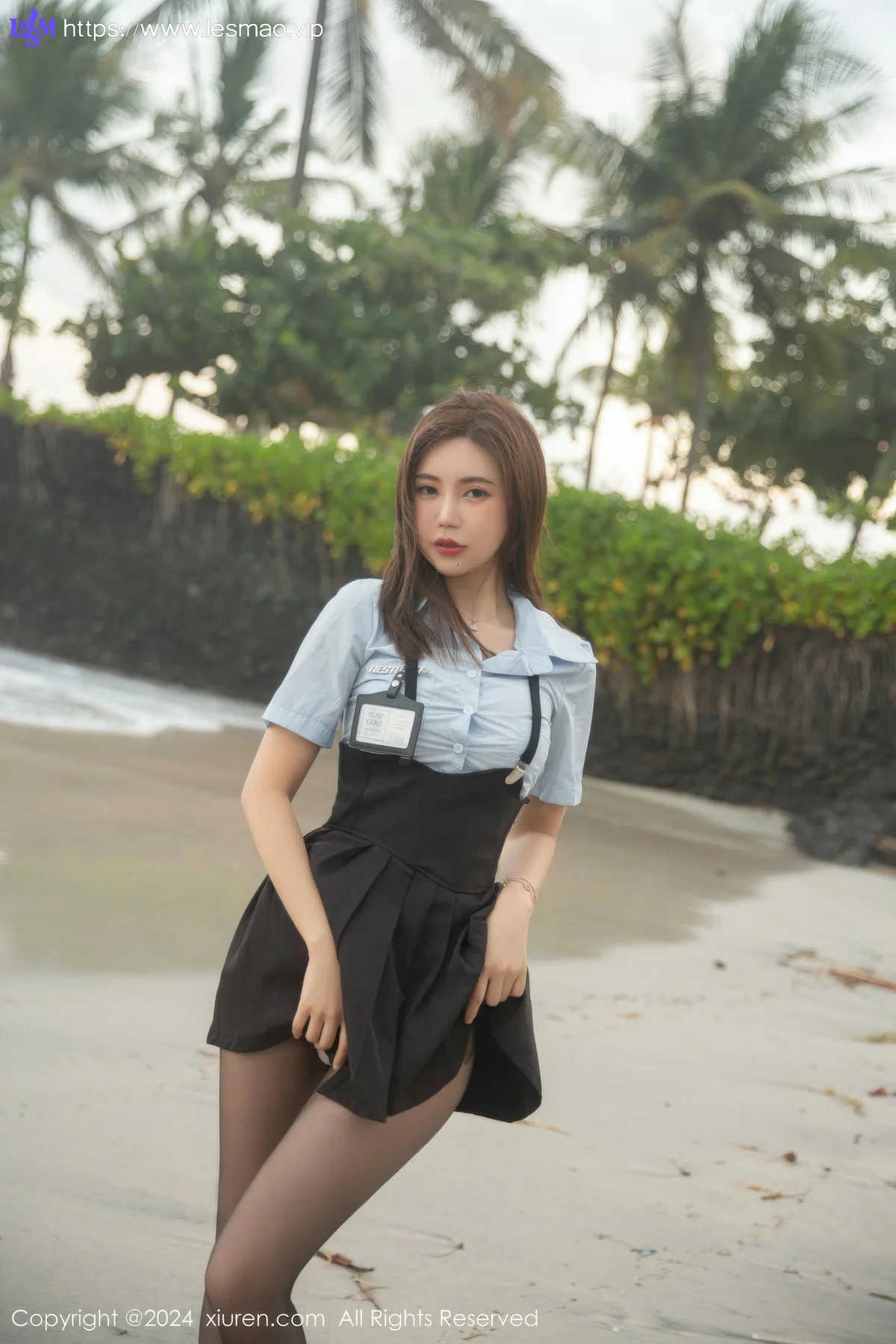 XiuRen 秀人 No.8752 绮里嘉ula 淡蓝T恤性感写真1 - 17
