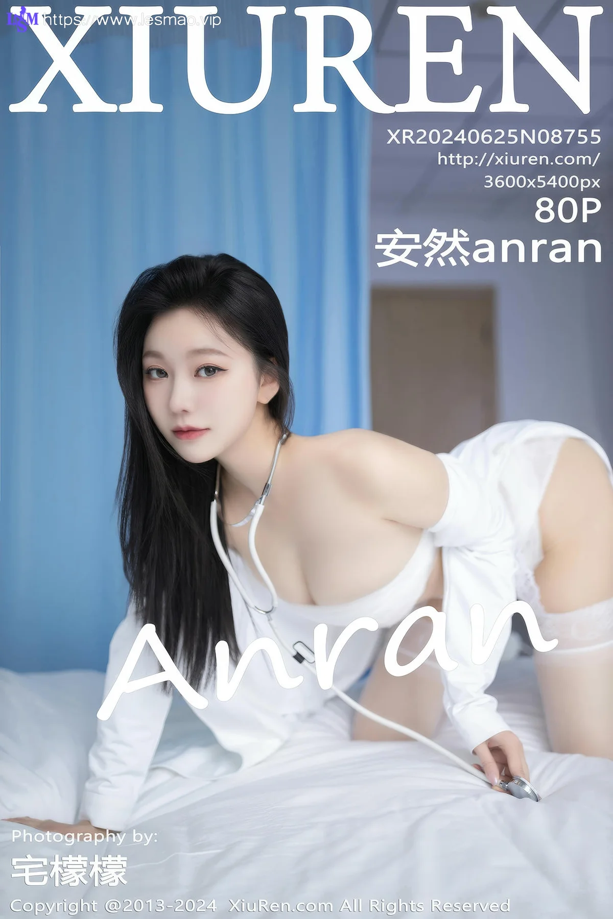 XiuRen 秀人 No.8755 安然anran 白色医护服饰性感写真1 - 81