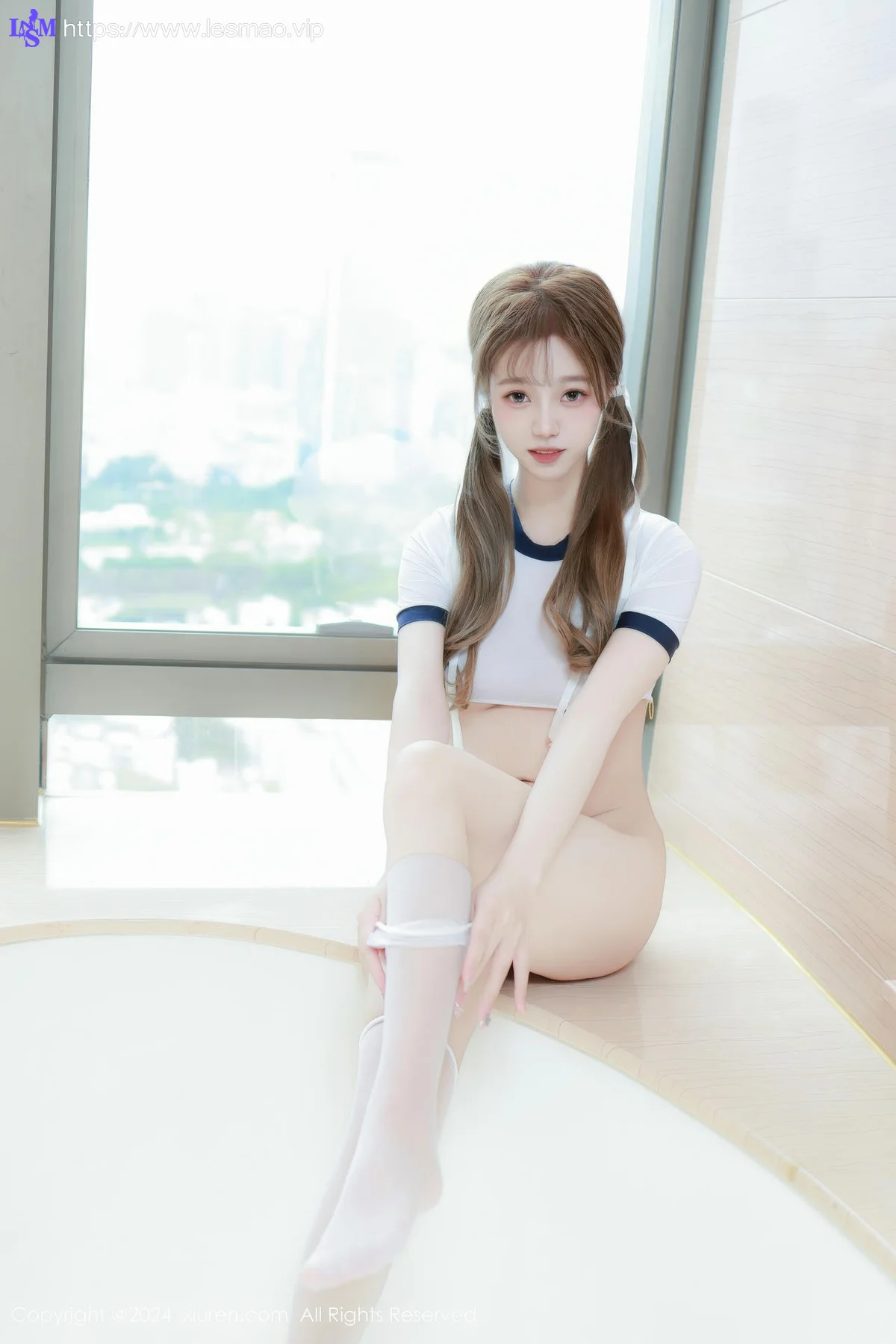 XiuRen 秀人 No.8757 甜白酱 白色死库水性感写真 - 35