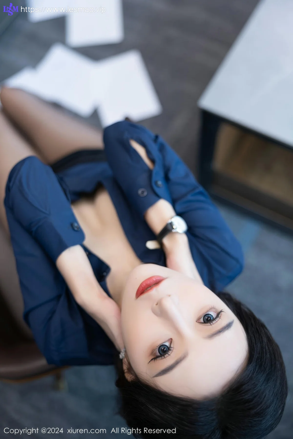 XiuRen 秀人 No.8760 王馨瑶yanni Ol深色服饰性感写真111 - 67