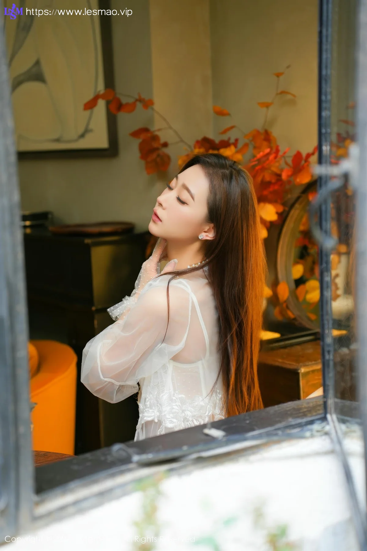 XiuRen 秀人 No.8764 喵喵JOJO 白色透明情趣内衣性感写真 - 27