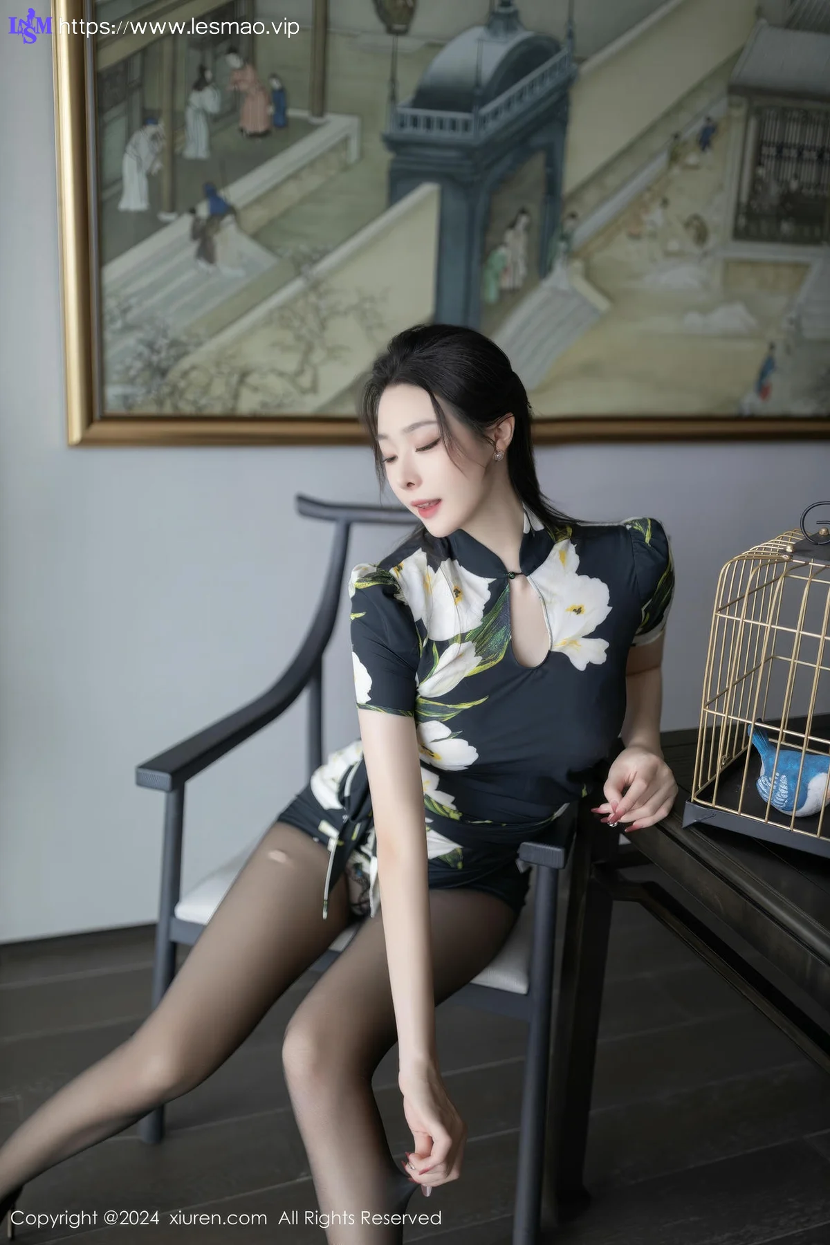 XiuRen 秀人 No.8768 小逗逗 魅惑黑丝性感写真11 - 12