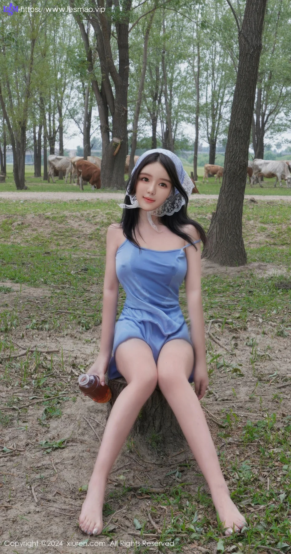 XiuRen 秀人 No.8777 小薯条nienie 放牛娃主题拍摄性感写真1 - 16