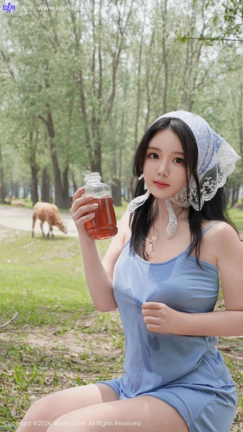 XiuRen 秀人 No.8777 小薯条nienie 放牛娃主题拍摄性感写真1 - 21