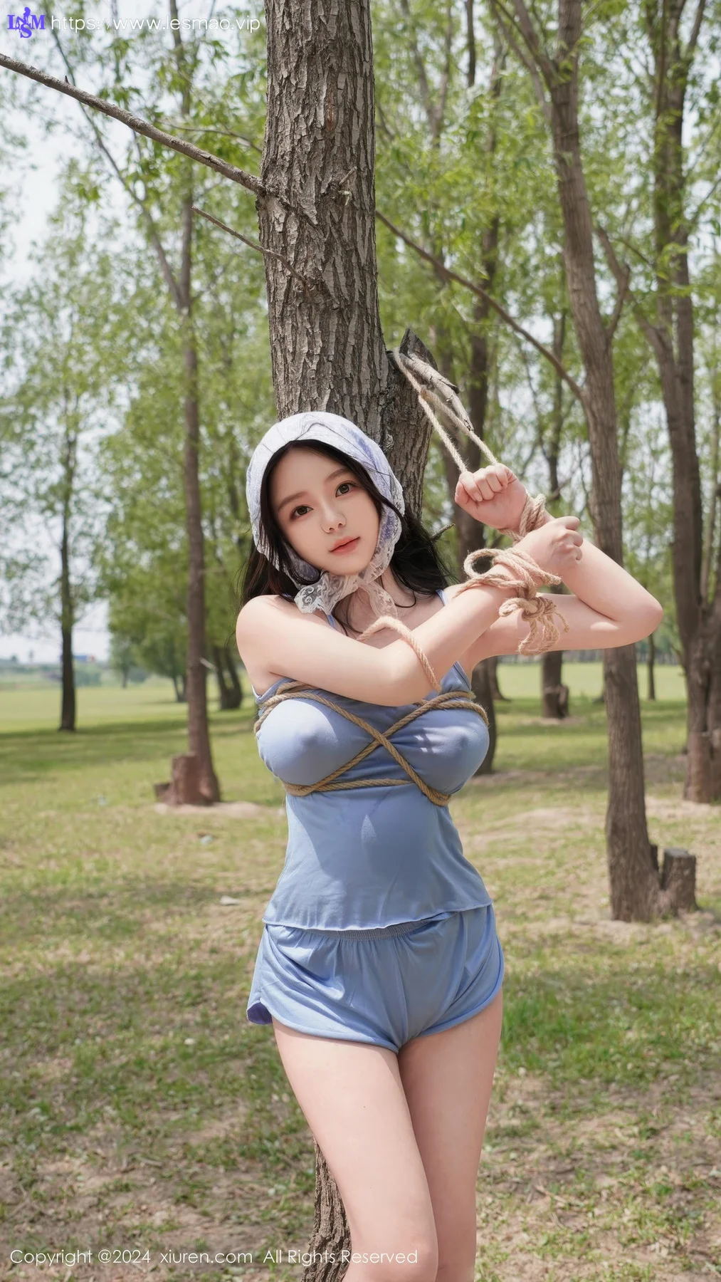 XiuRen 秀人 No.8777 小薯条nienie 放牛娃主题拍摄性感写真1 - 33