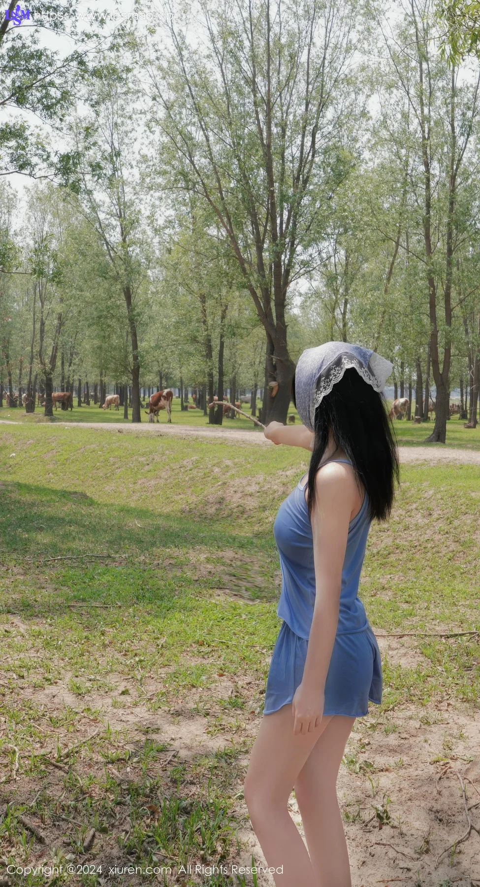 XiuRen 秀人 No.8777 小薯条nienie 放牛娃主题拍摄性感写真1 - 46