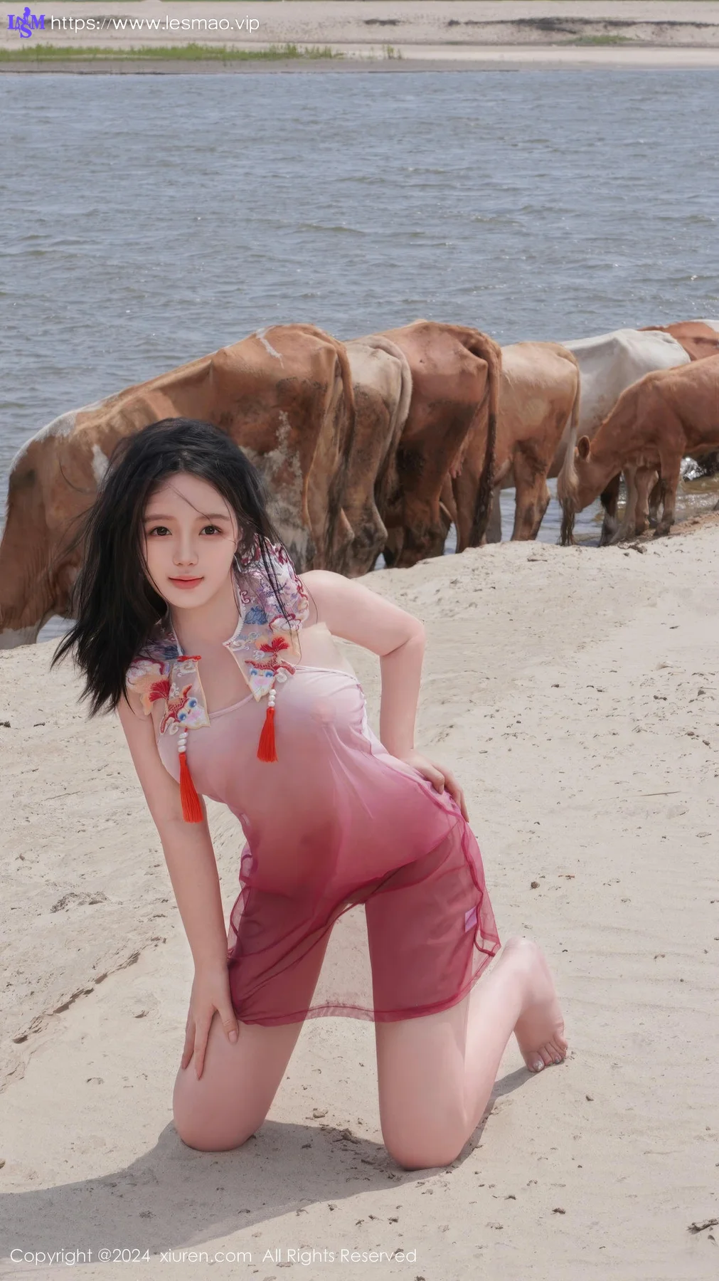 XiuRen 秀人 No.8777 小薯条nienie 放牛娃主题拍摄性感写真1 - 57
