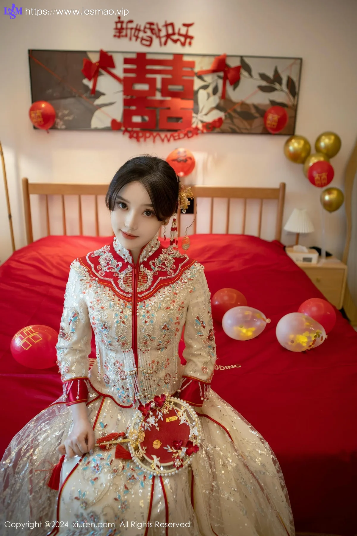 XiuRen 秀人 No.8780 豆瓣酱 闹新娘主题拍摄性感写真111 - 60