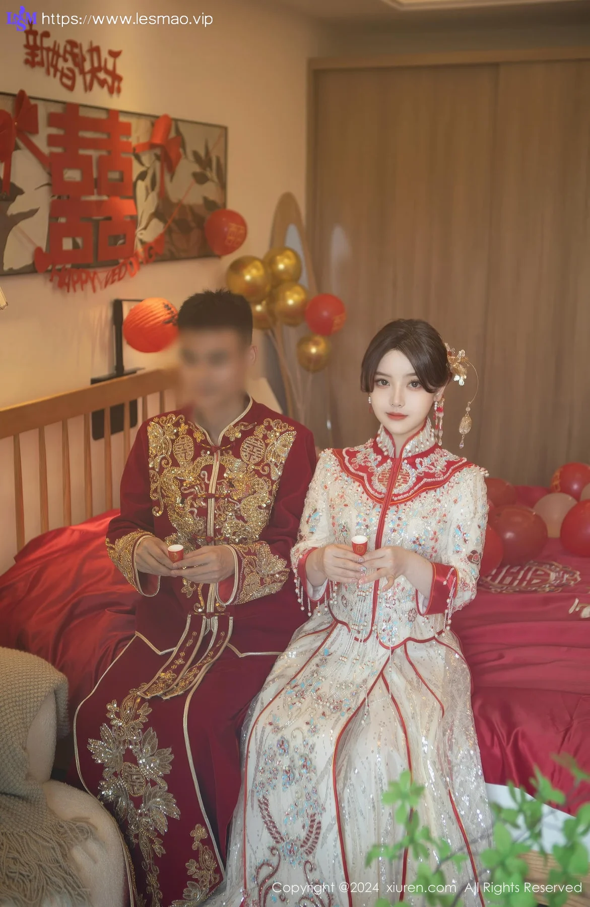 XiuRen 秀人 No.8780 豆瓣酱 闹新娘主题拍摄性感写真111 - 62