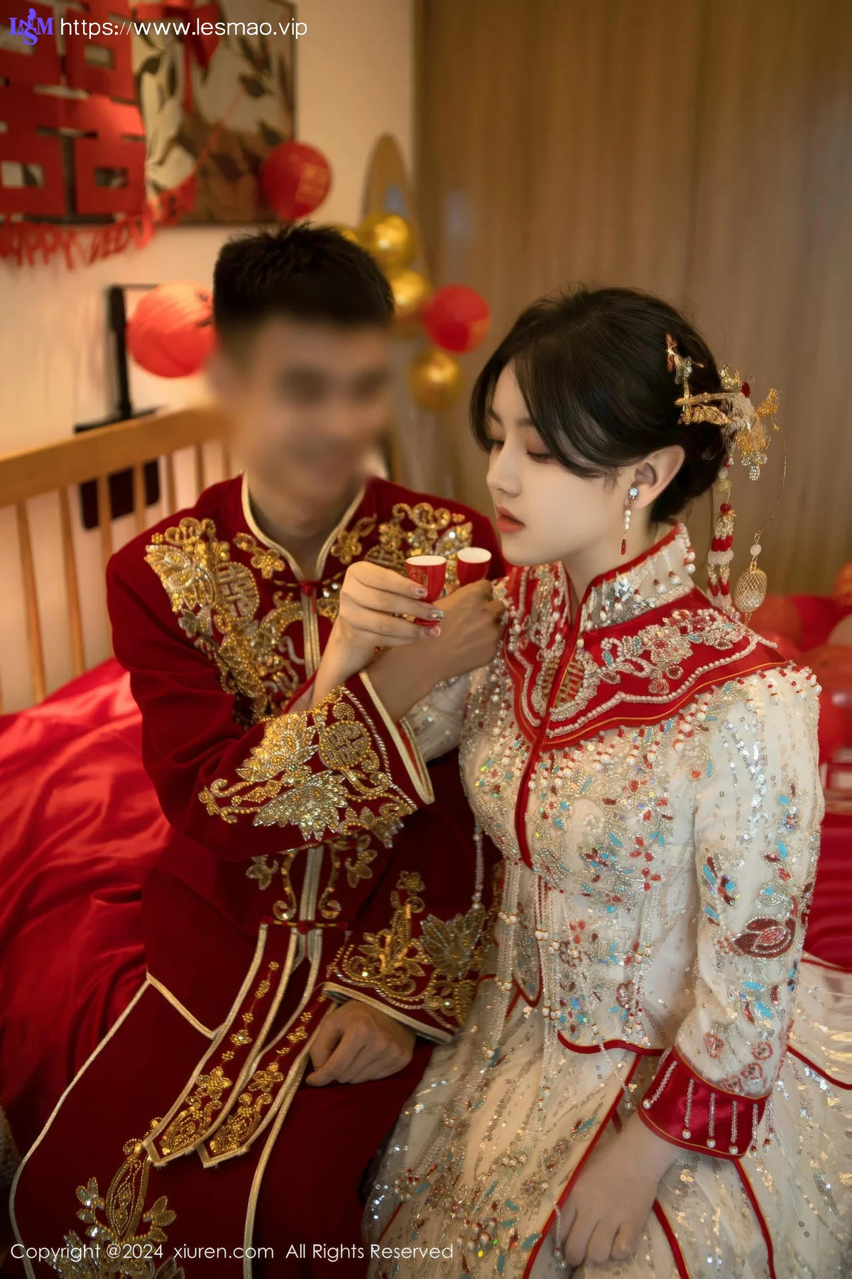 XiuRen 秀人 No.8780 豆瓣酱 闹新娘主题拍摄性感写真111 - 65