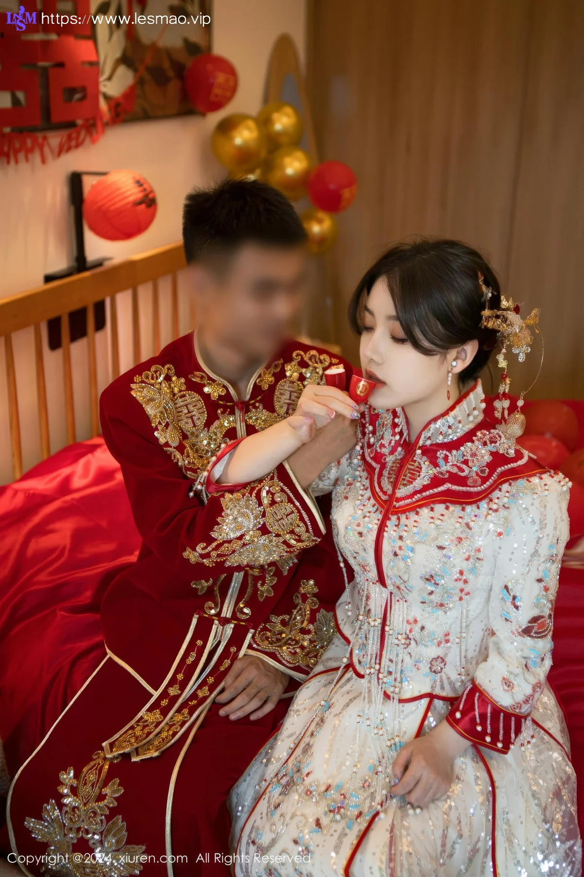 XiuRen 秀人 No.8780 豆瓣酱 闹新娘主题拍摄性感写真111 - 66