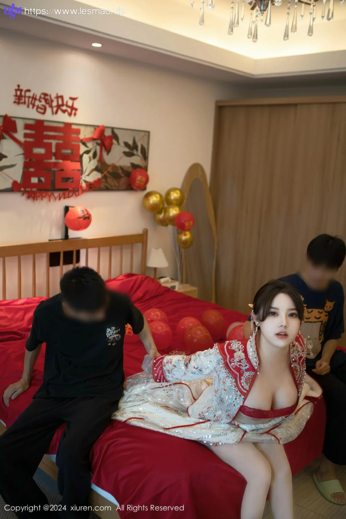 XiuRen 秀人 No.8780 豆瓣酱 闹新娘主题拍摄性感写真111 - 67