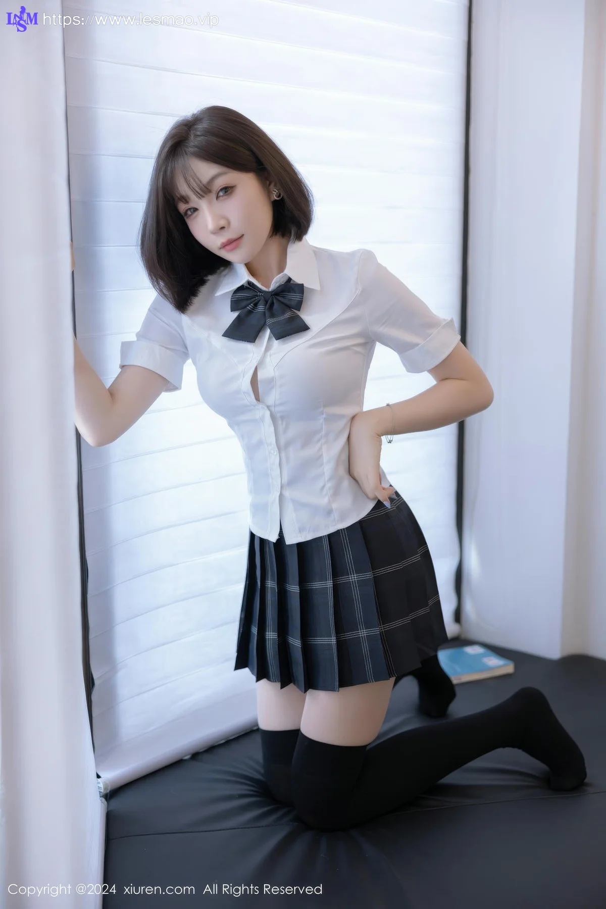 XiuRen 秀人 No.8785 徐莉芝Booty 学生制服性感写真11 - 23