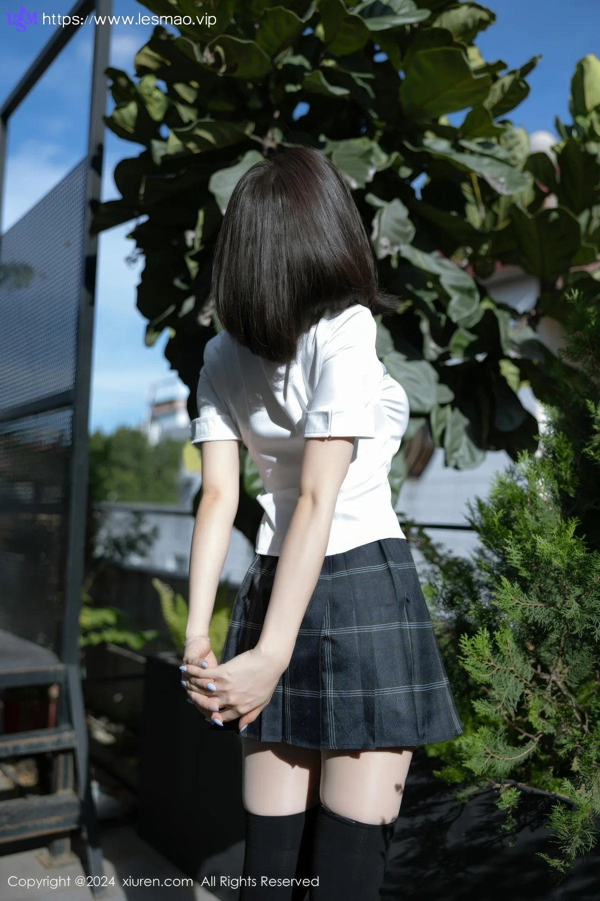 XiuRen 秀人 No.8785 徐莉芝Booty 学生制服性感写真11 - 24