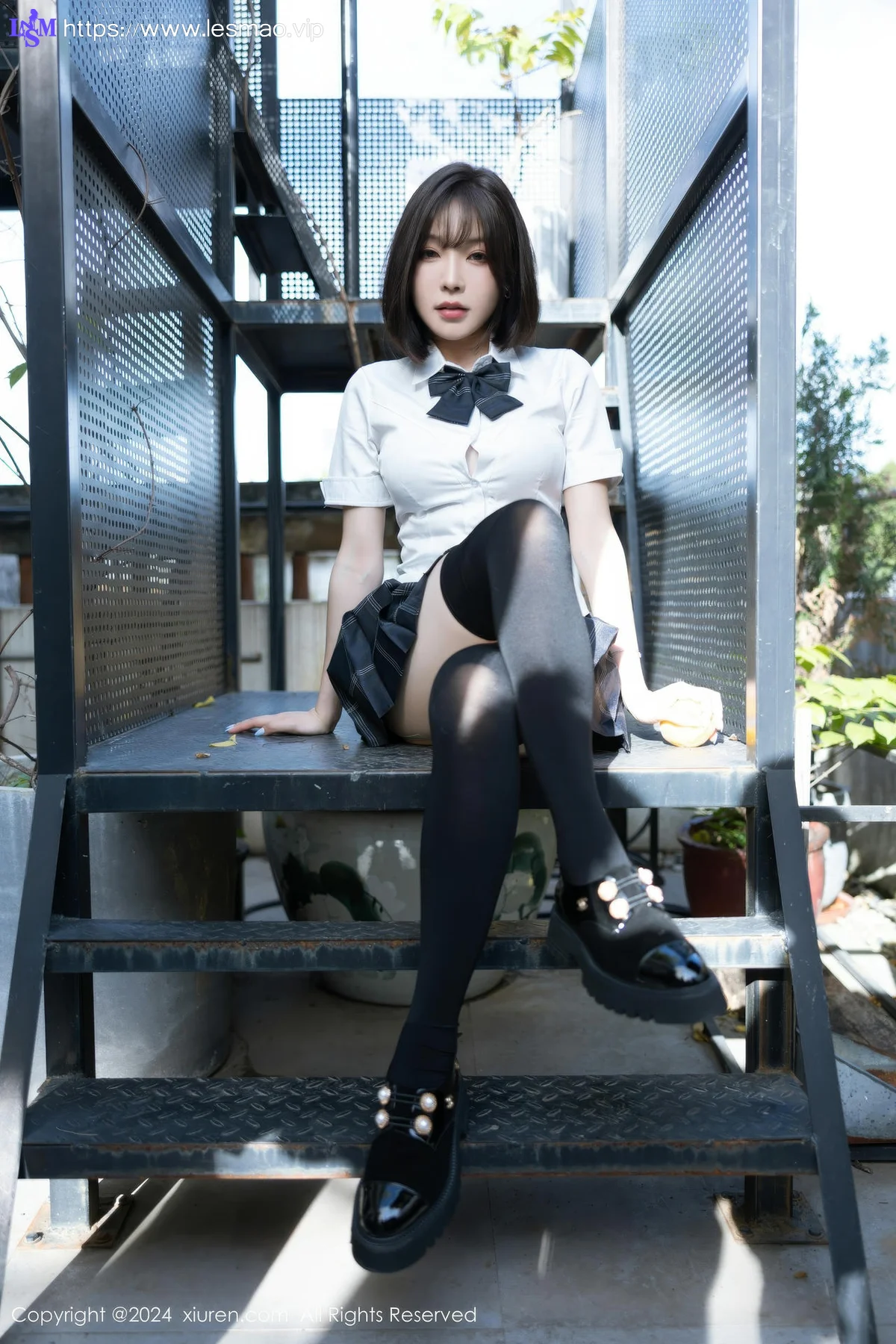 XiuRen 秀人 No.8785 徐莉芝Booty 学生制服性感写真11 - 39