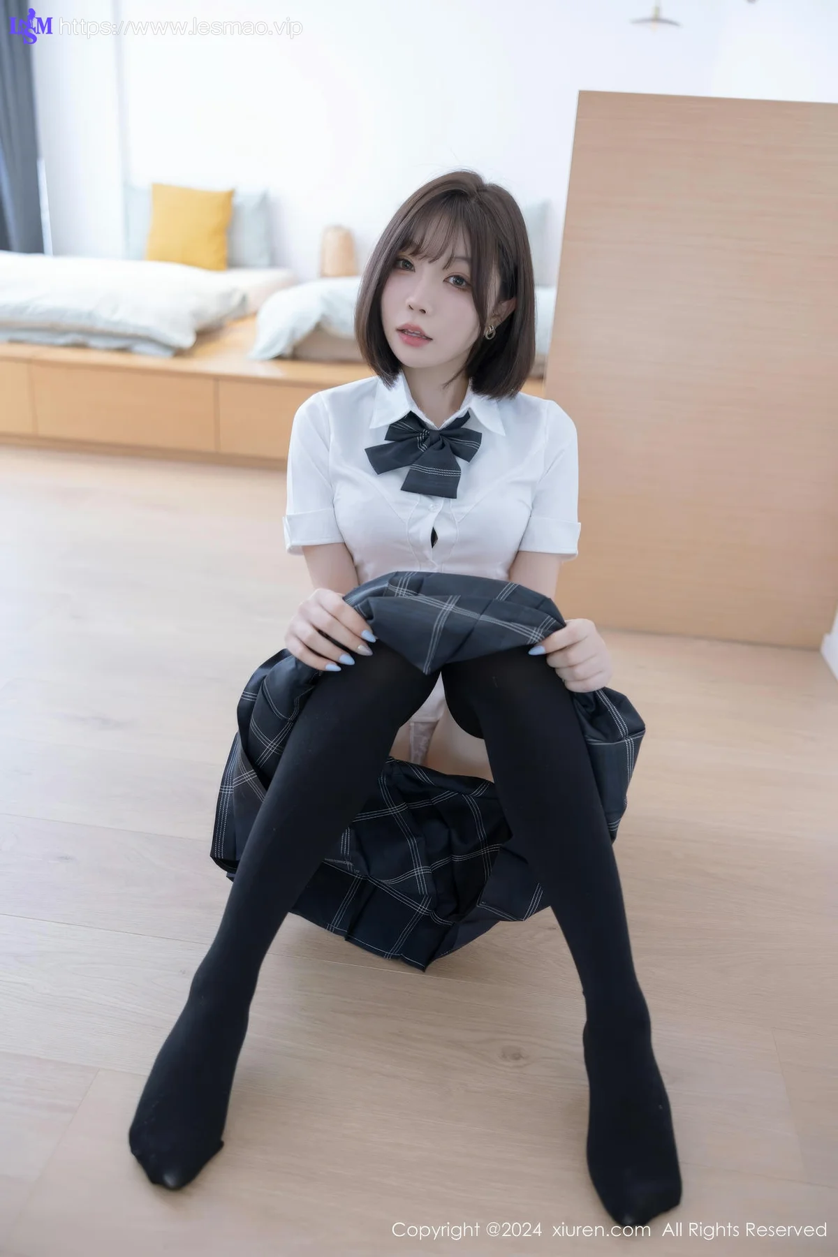 XiuRen 秀人 No.8785 徐莉芝Booty 学生制服性感写真11 - 48