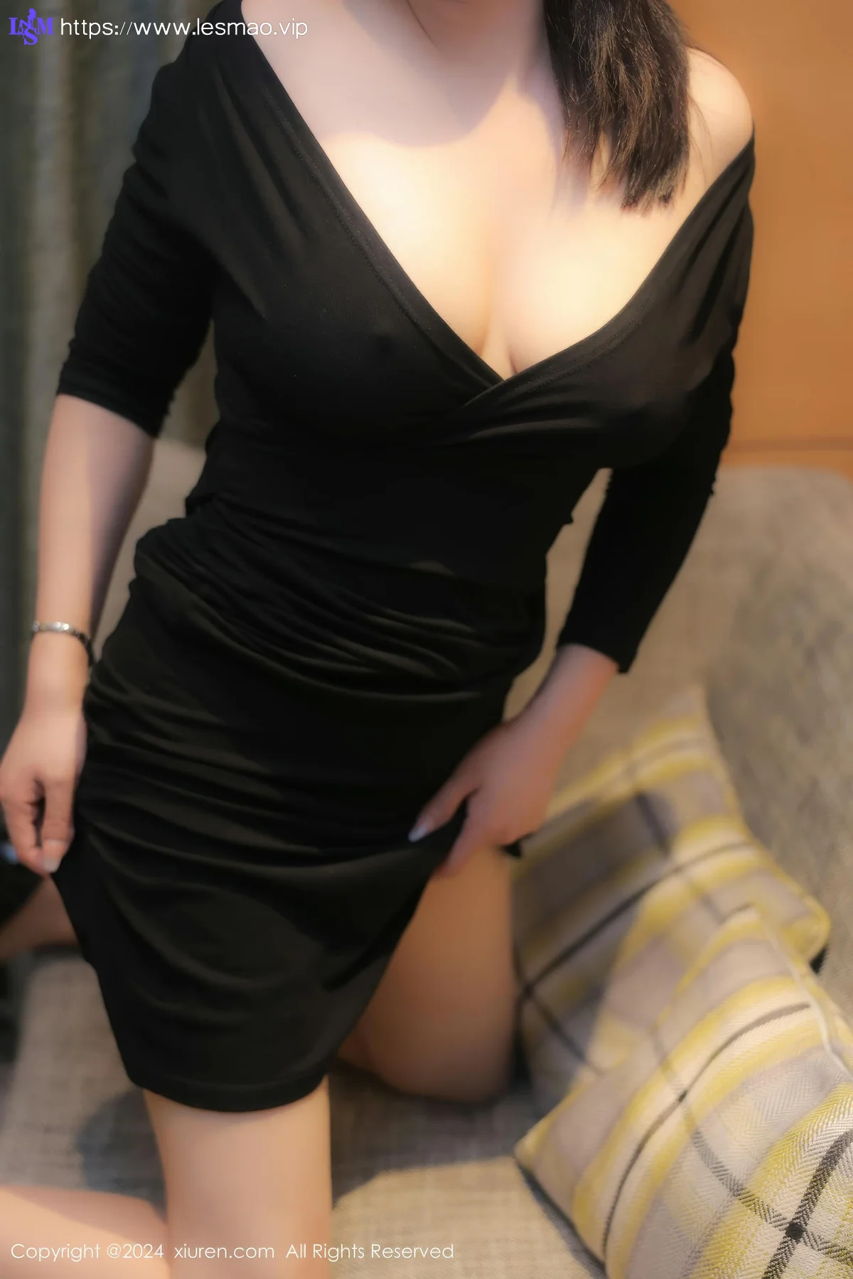 XiuRen 秀人 No.8787 水水姐 首套写真巨乳黑丝3 - 56