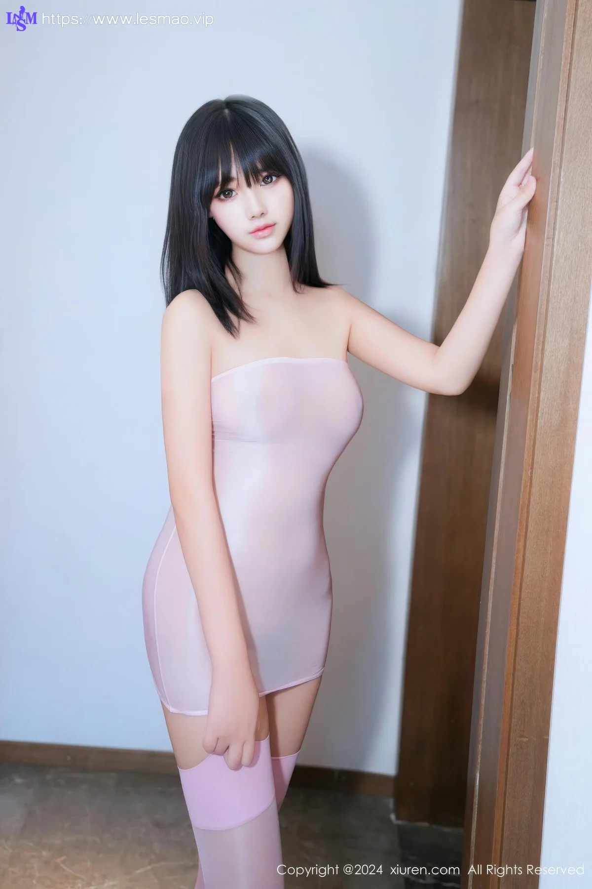 XiuRen 秀人 No.8790 徐若兮 粉色连体丝袜性感写真333 - 20